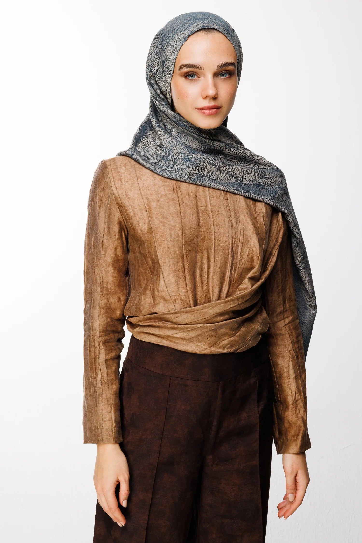 Sahra Desen Çift Taraflı Şal