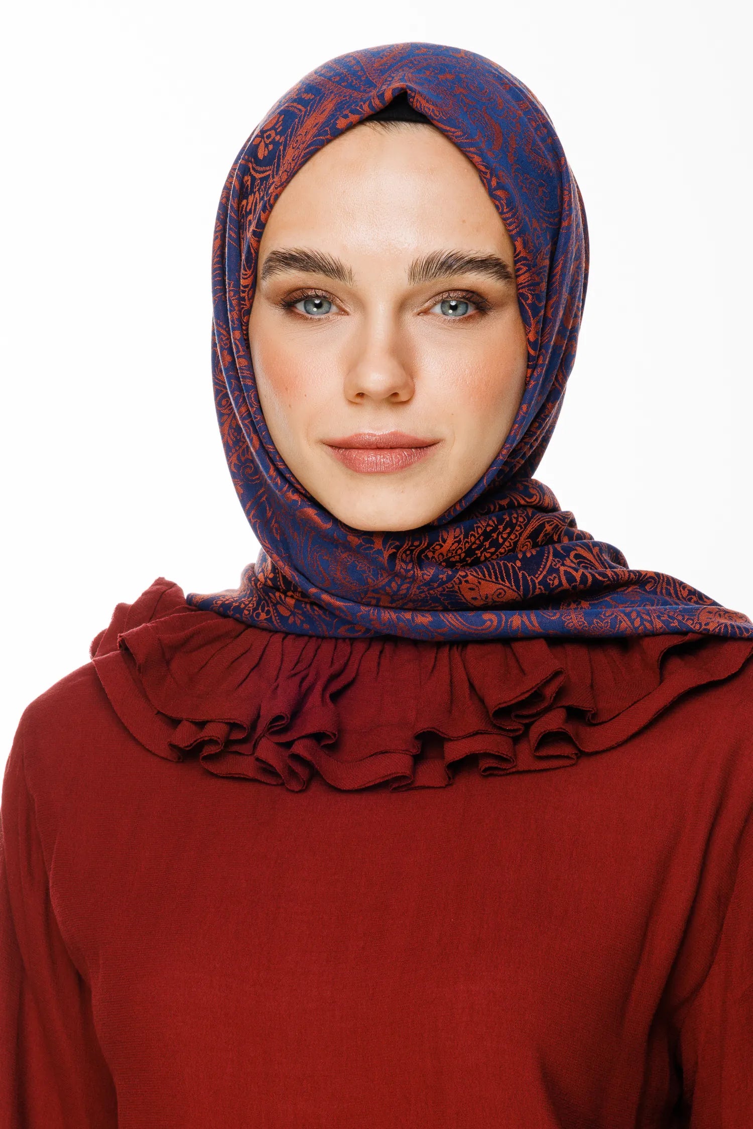 Velora Desen Çift Taraflı Şal