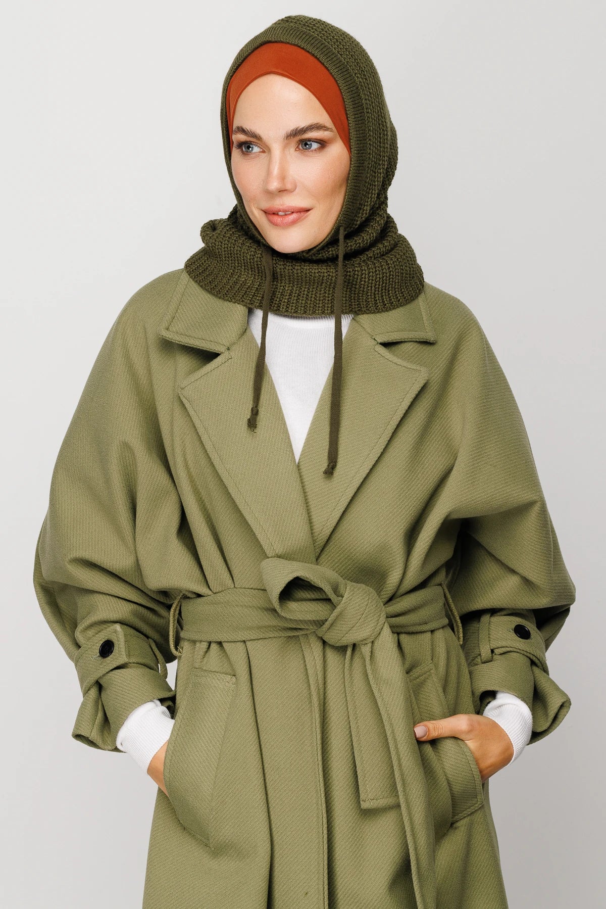 Balaclava Triko Başlık