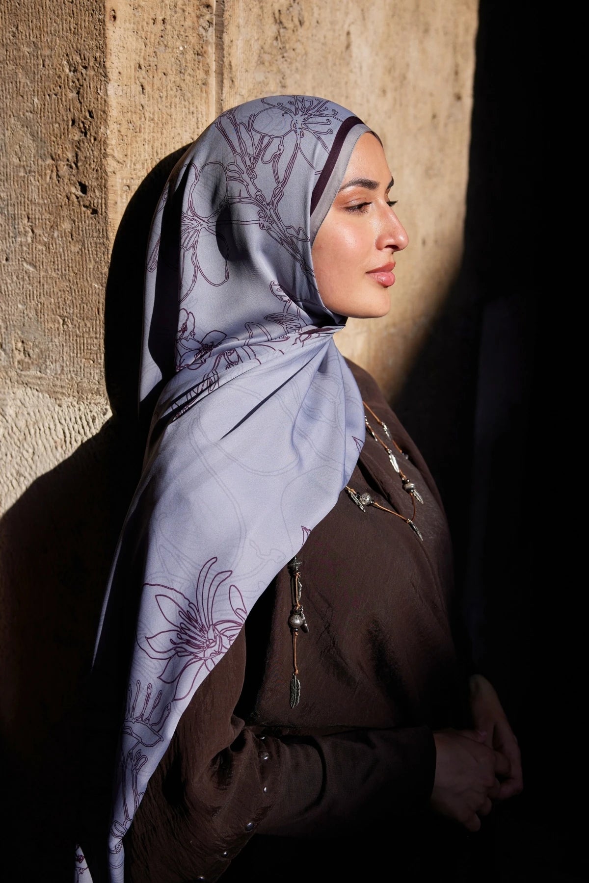 Yekta Desen Sakura İpek Şal