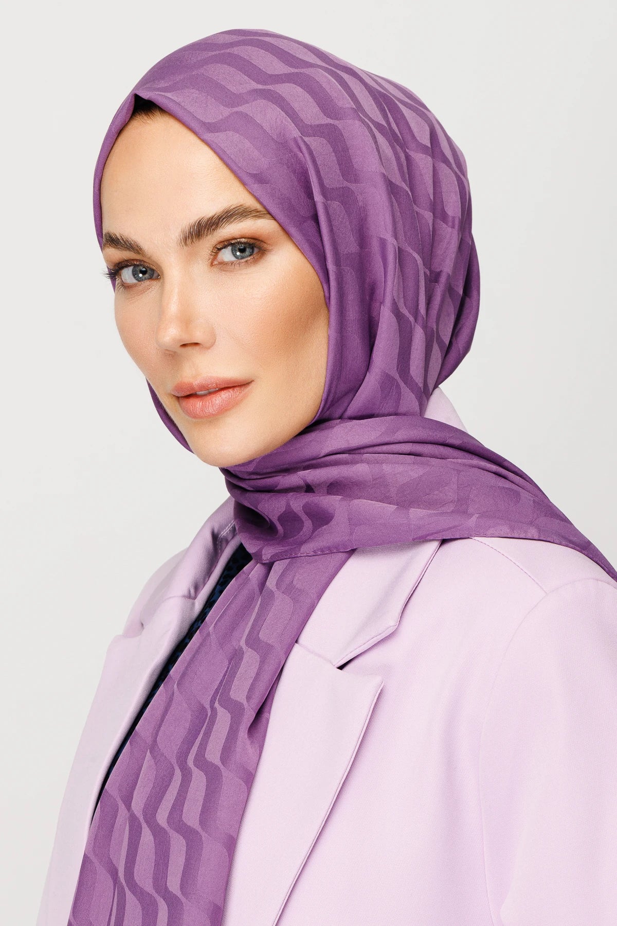 Dalga Desen İpeksi Jakar Şal