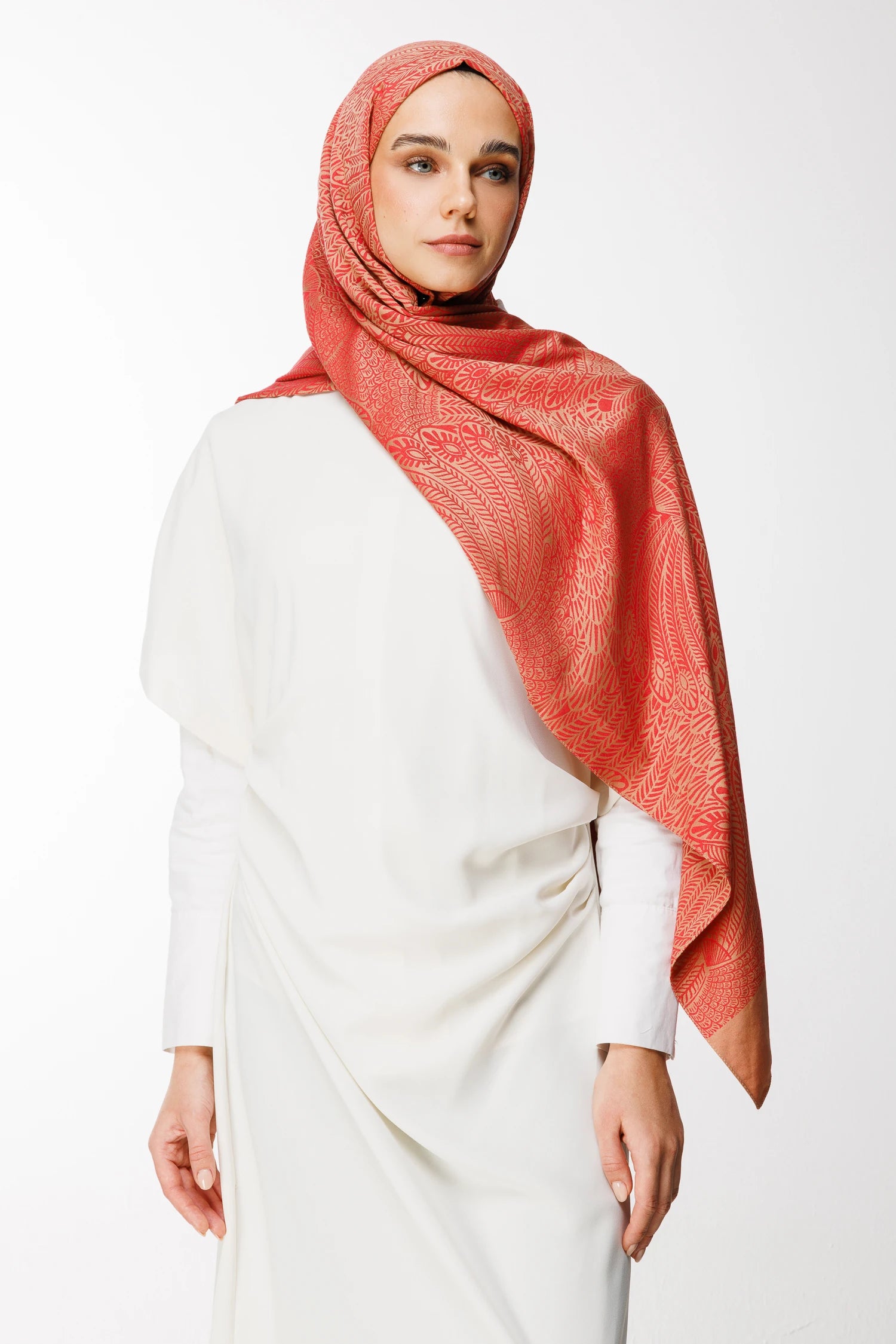 Mayra Desen Çift Taraflı Şal