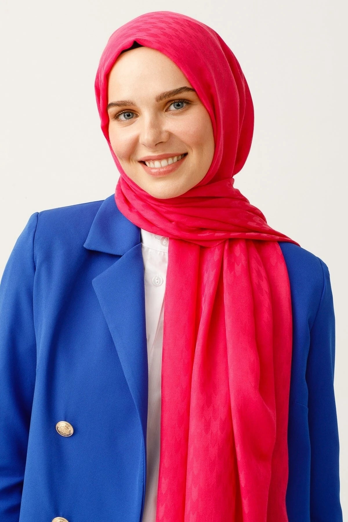 Kırlangıç Desen Pamuk Jakar Şal