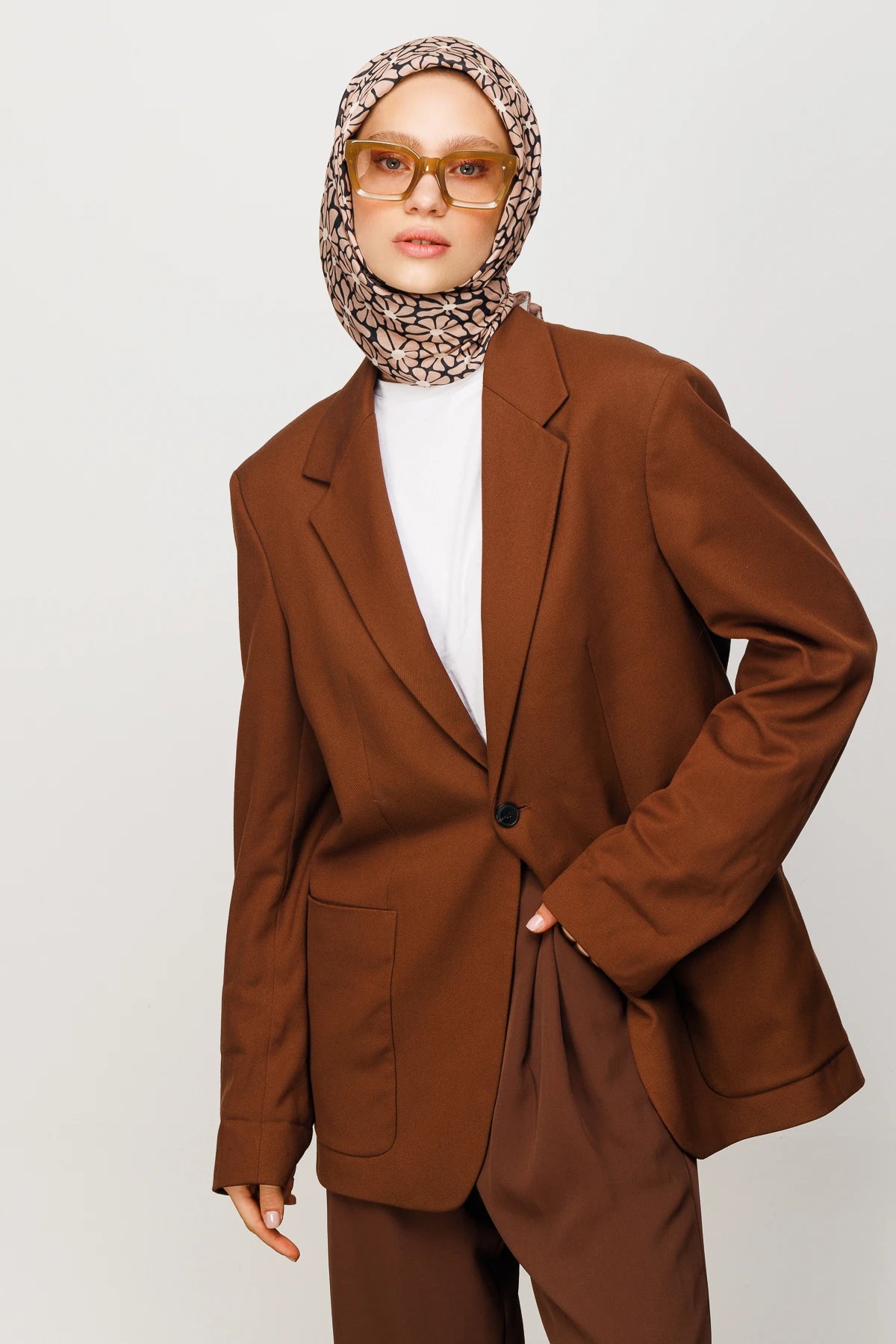 Clover Desen Dijital Soft Eşarp