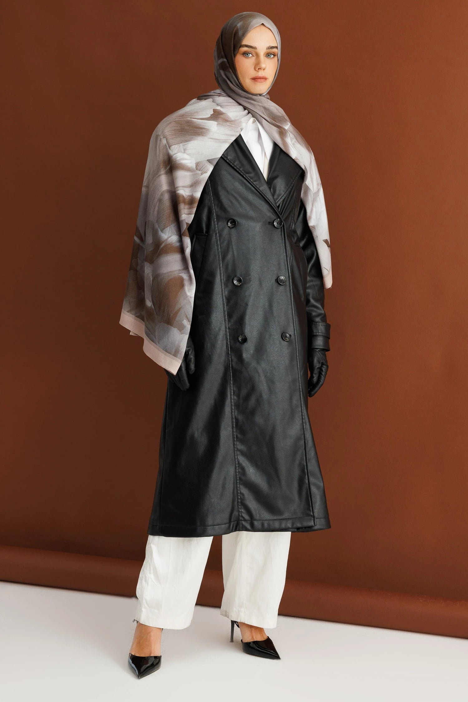 Fleur Desen Rami Şal