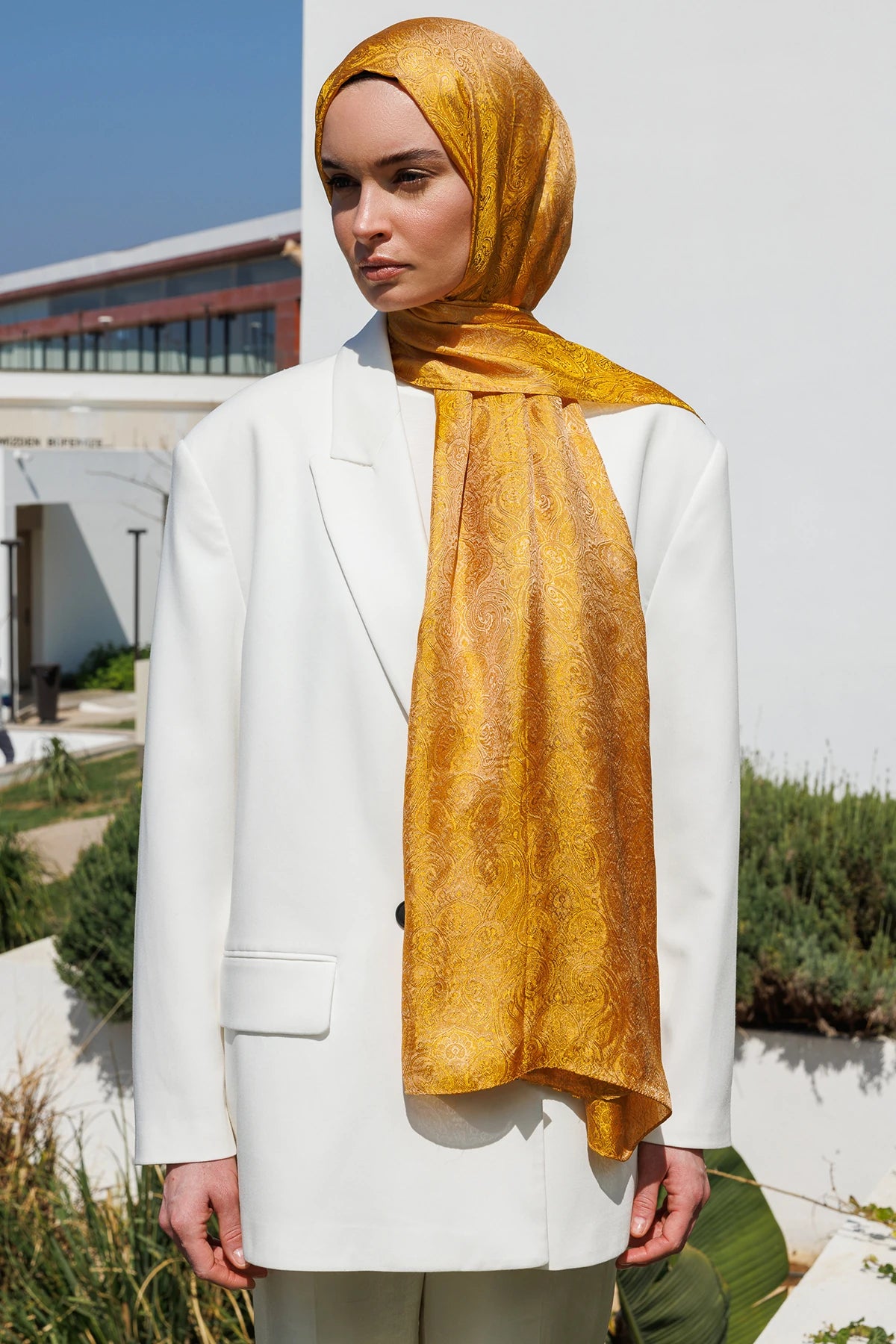 Moren Desen Shine Line Şal