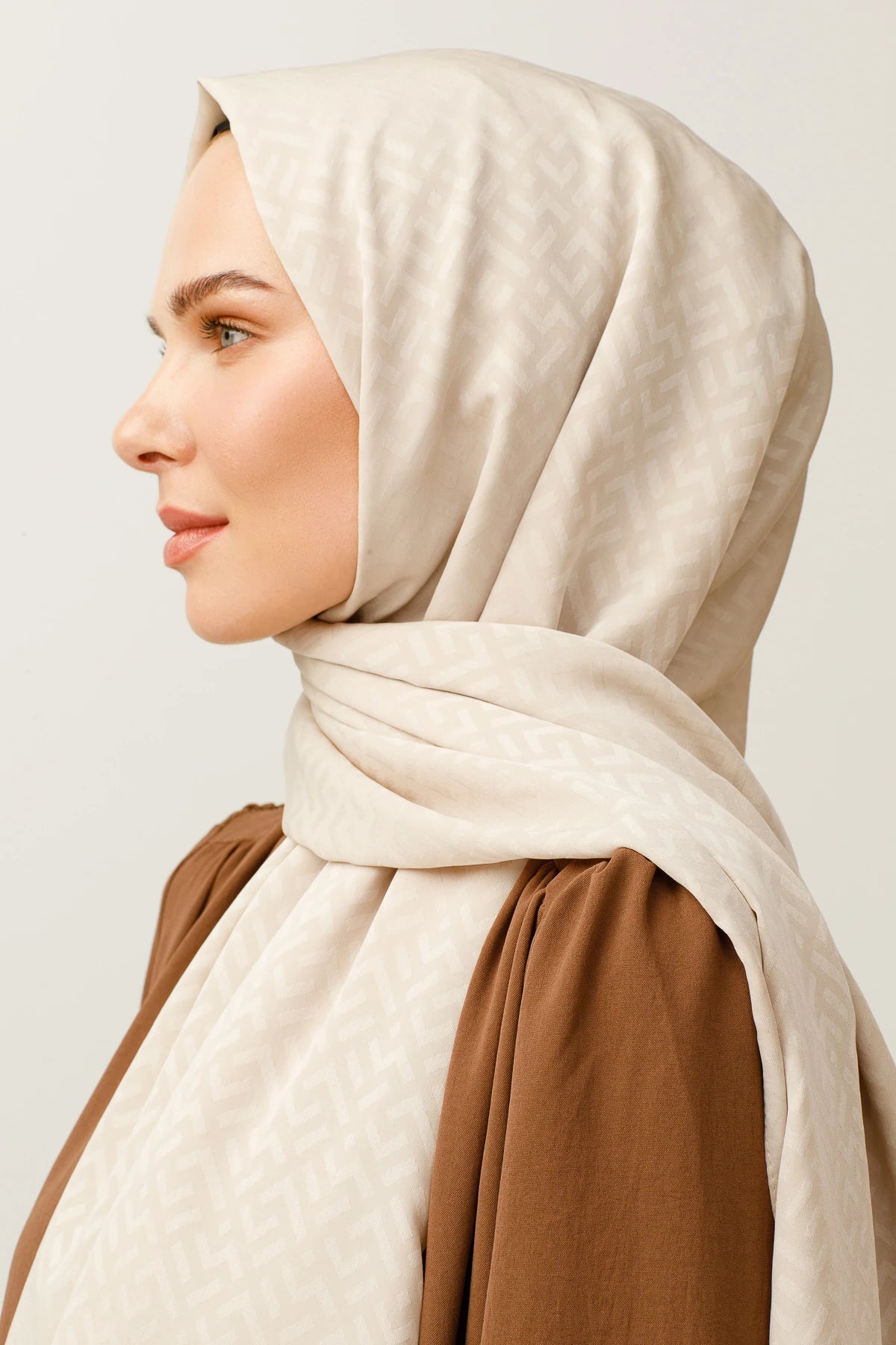 Z Desen İpeksi Jakar Şal