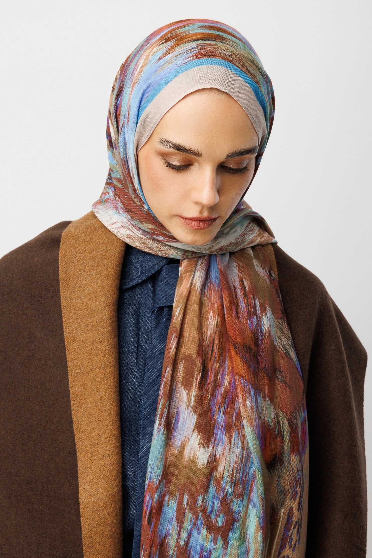 Leopar Desen Rami Şal