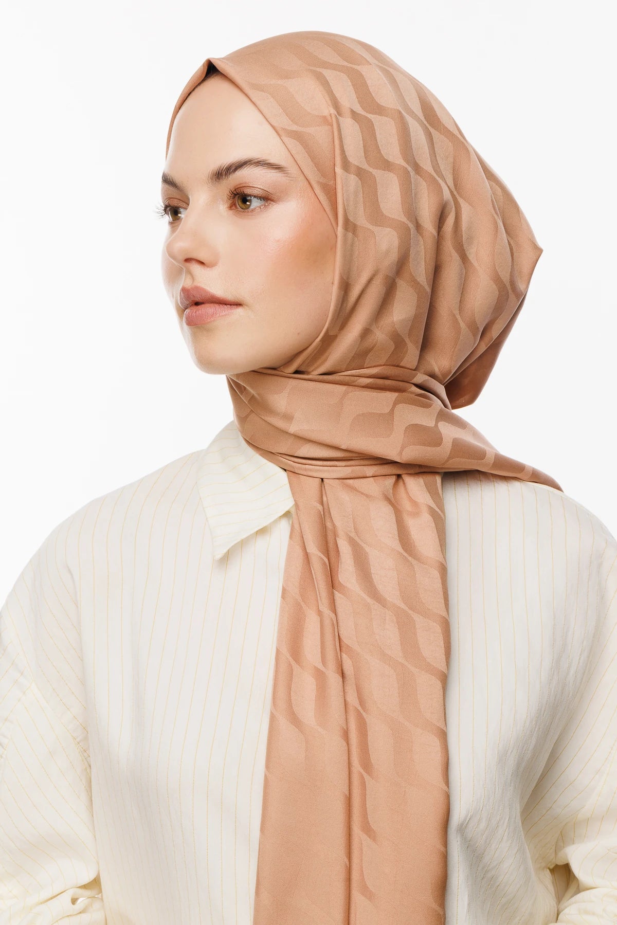 Dalga Desen İpeksi Jakar Şal