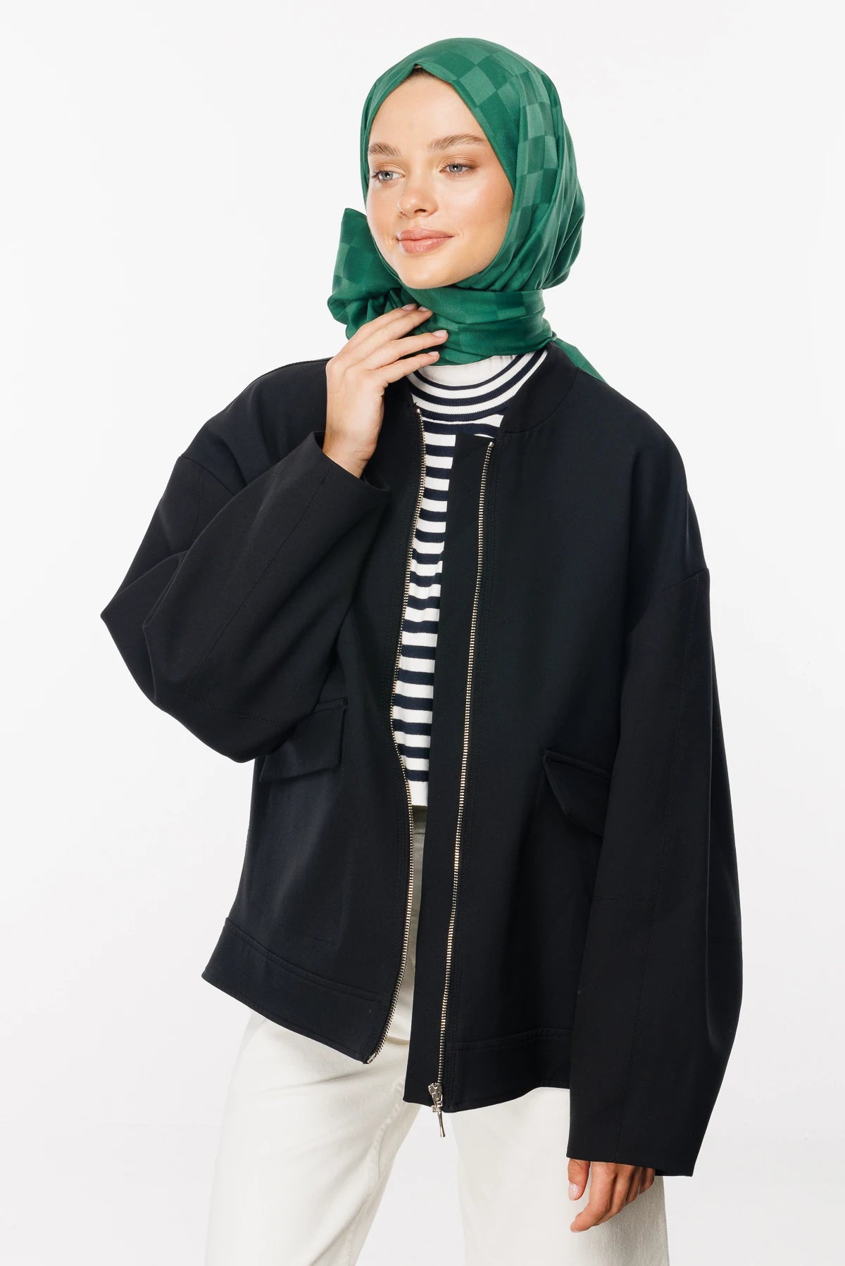 Dama Desen İpeksi Jakar Şal