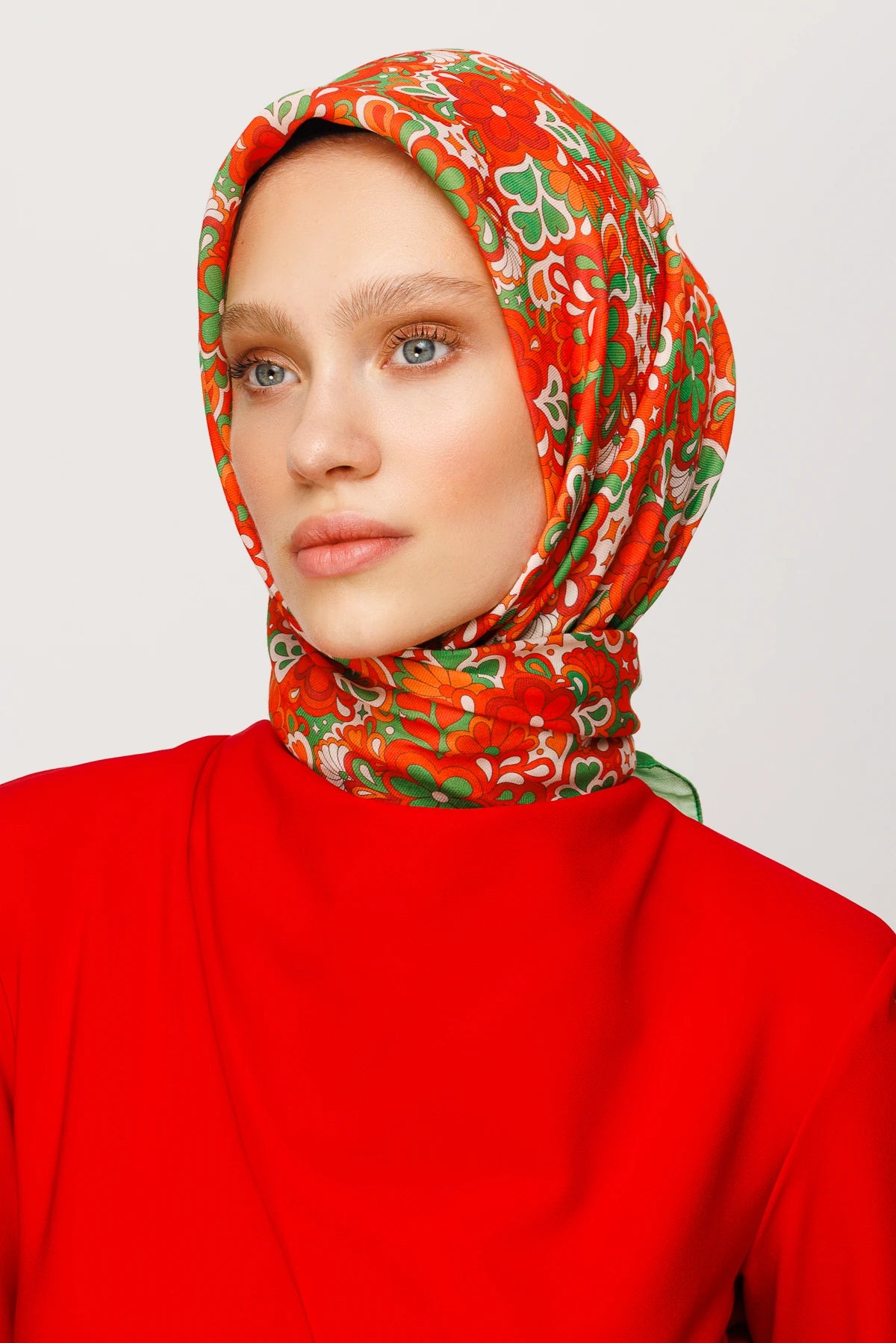 Daisy Desen Dijital Soft Eşarp