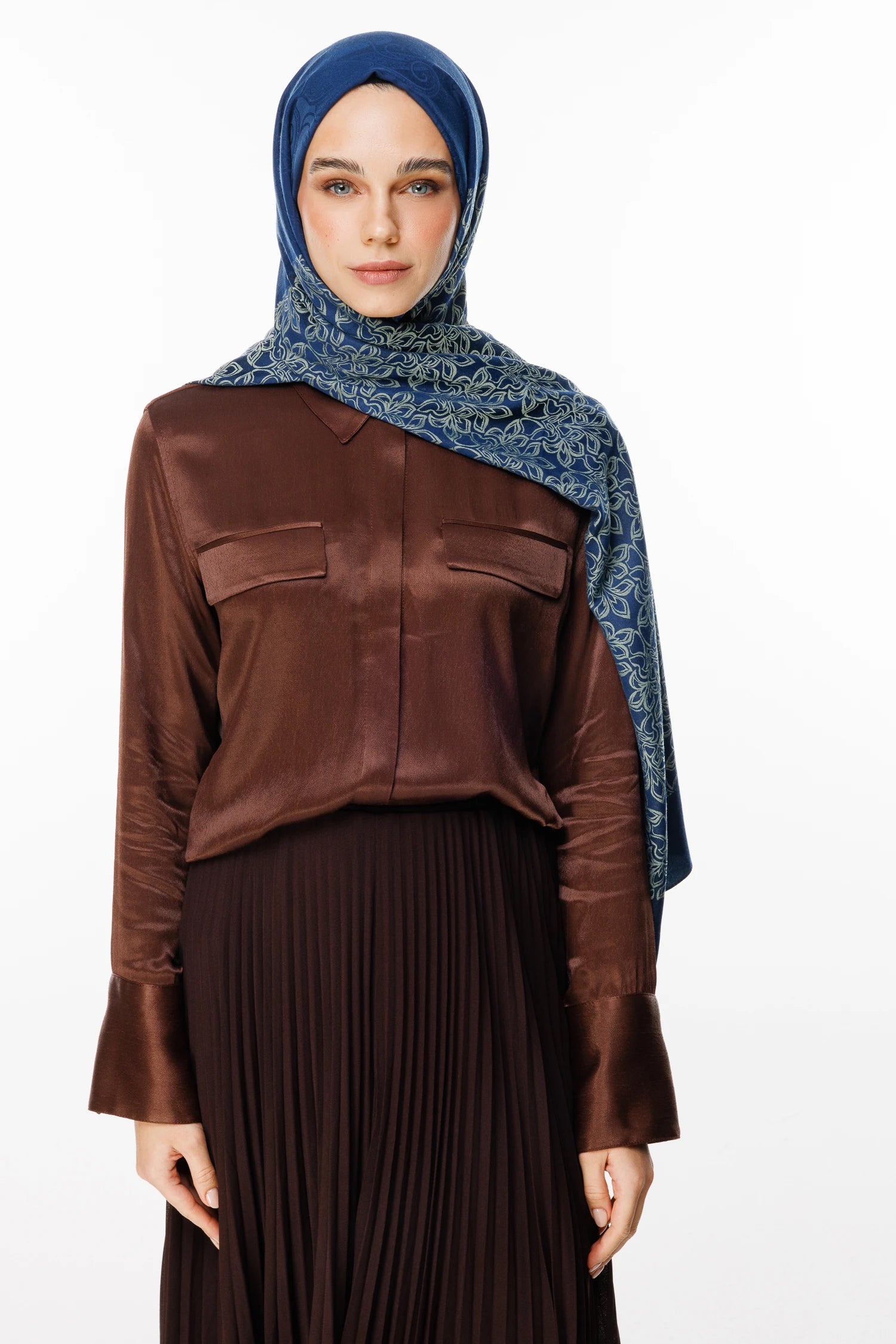 Nora Desen Çift Taraflı Şal