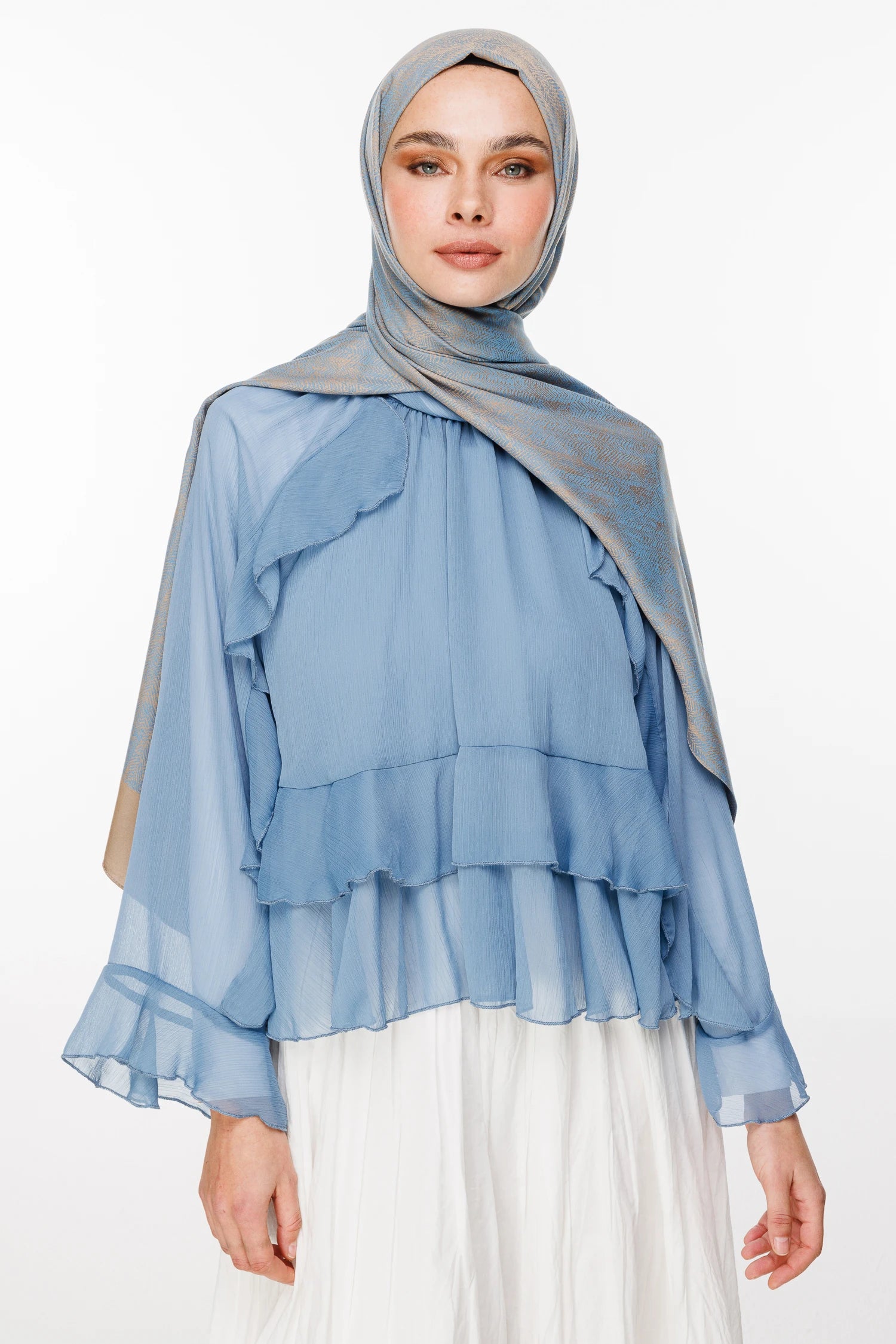 Sahra Desen Çift Taraflı Şal