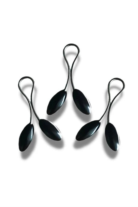 Siyah 3Lü Şal Tokası