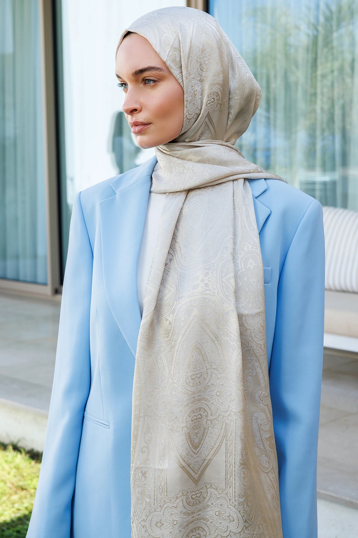 Liva Desen Shine Line Şal