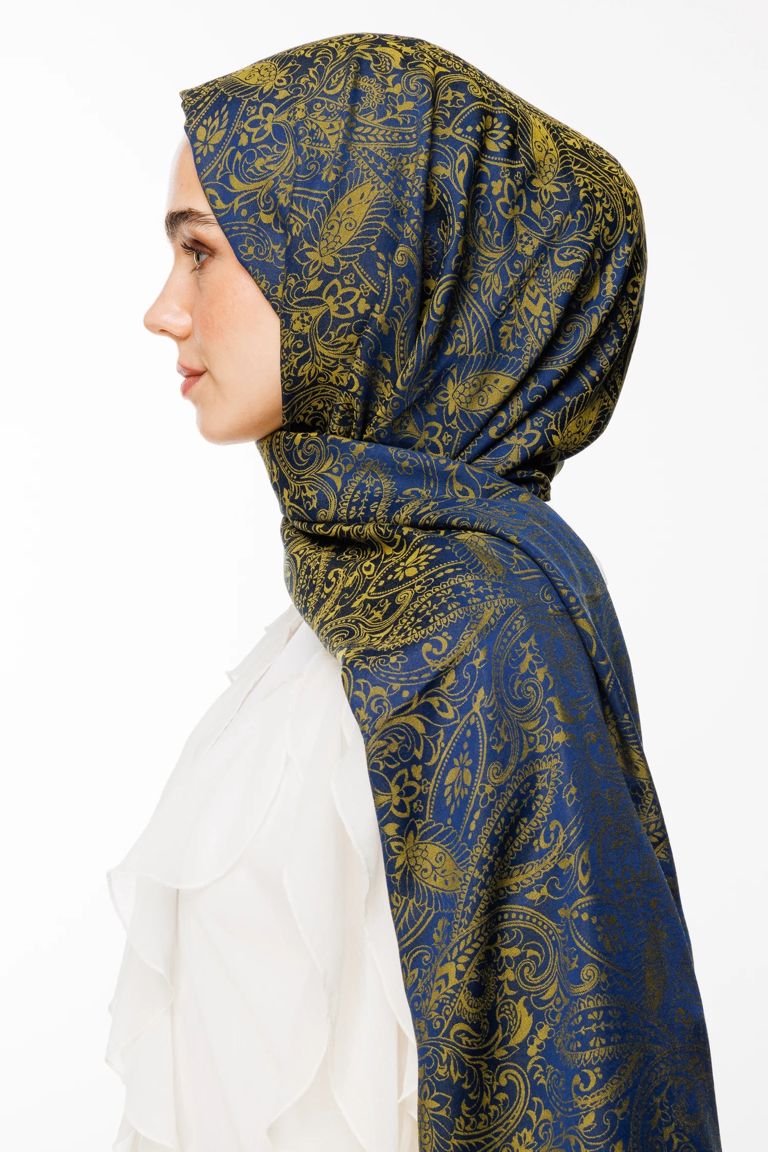 Velora Desen Çift Taraflı Şal