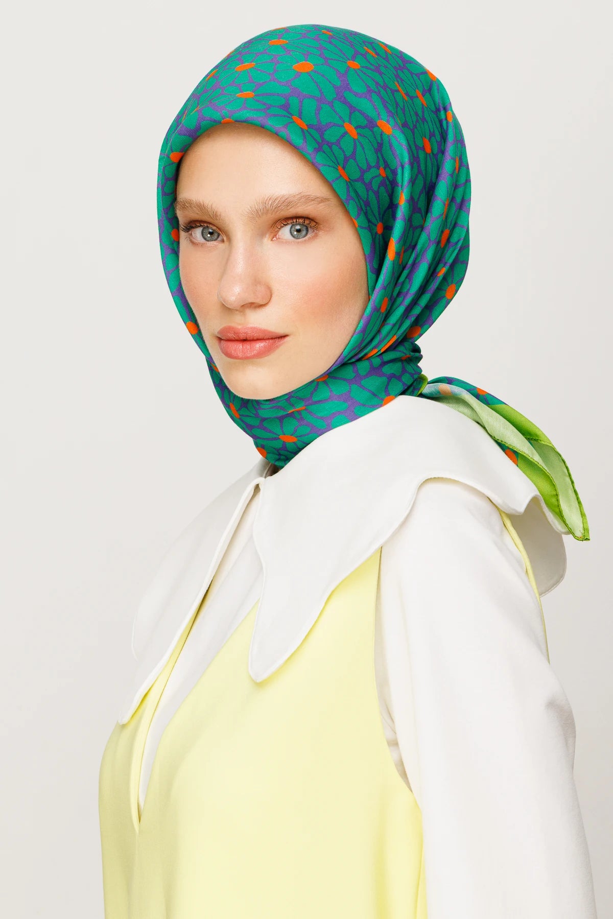 Clover Desen Dijital Soft Eşarp