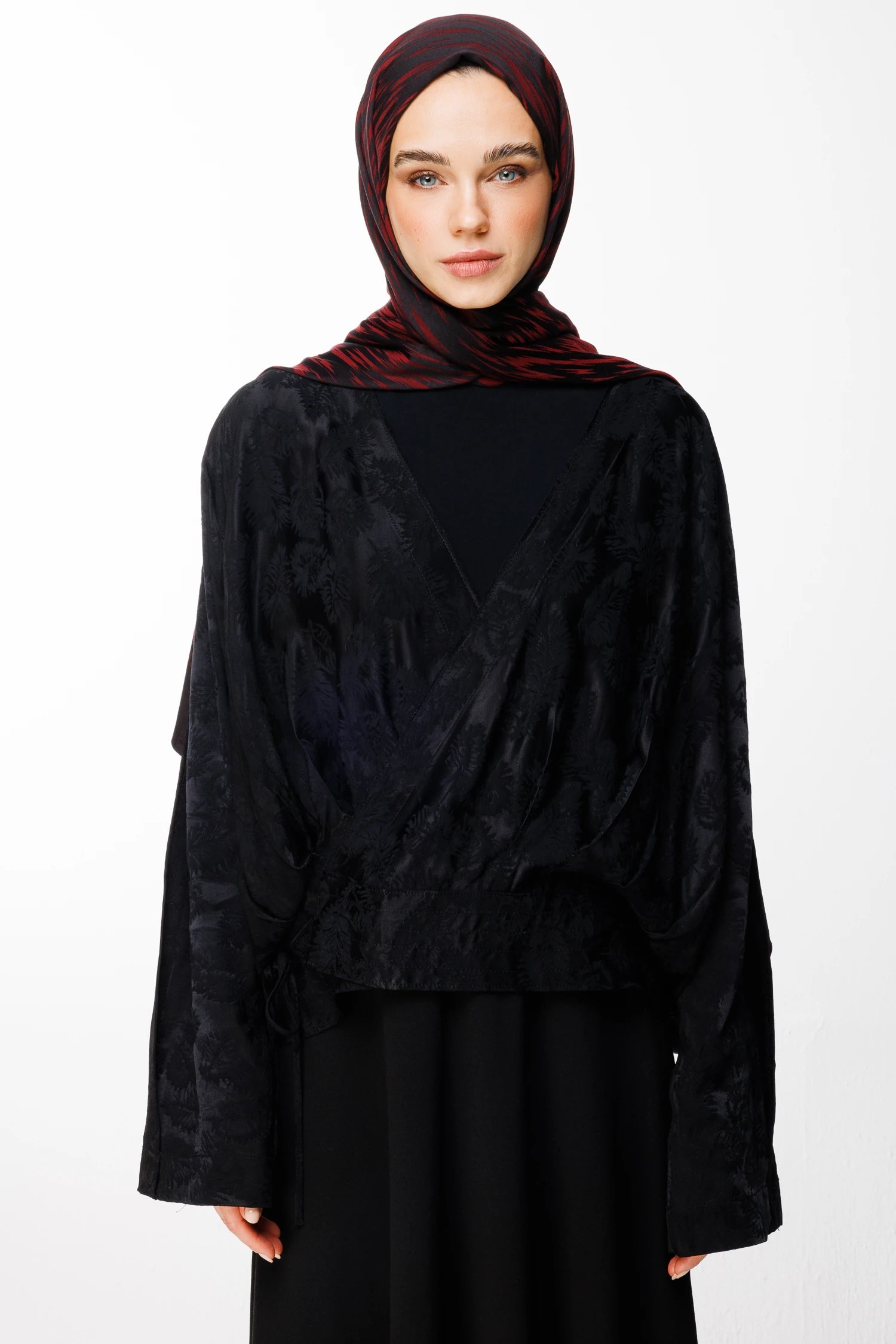 Selis Desen Çift Taraflı Şal