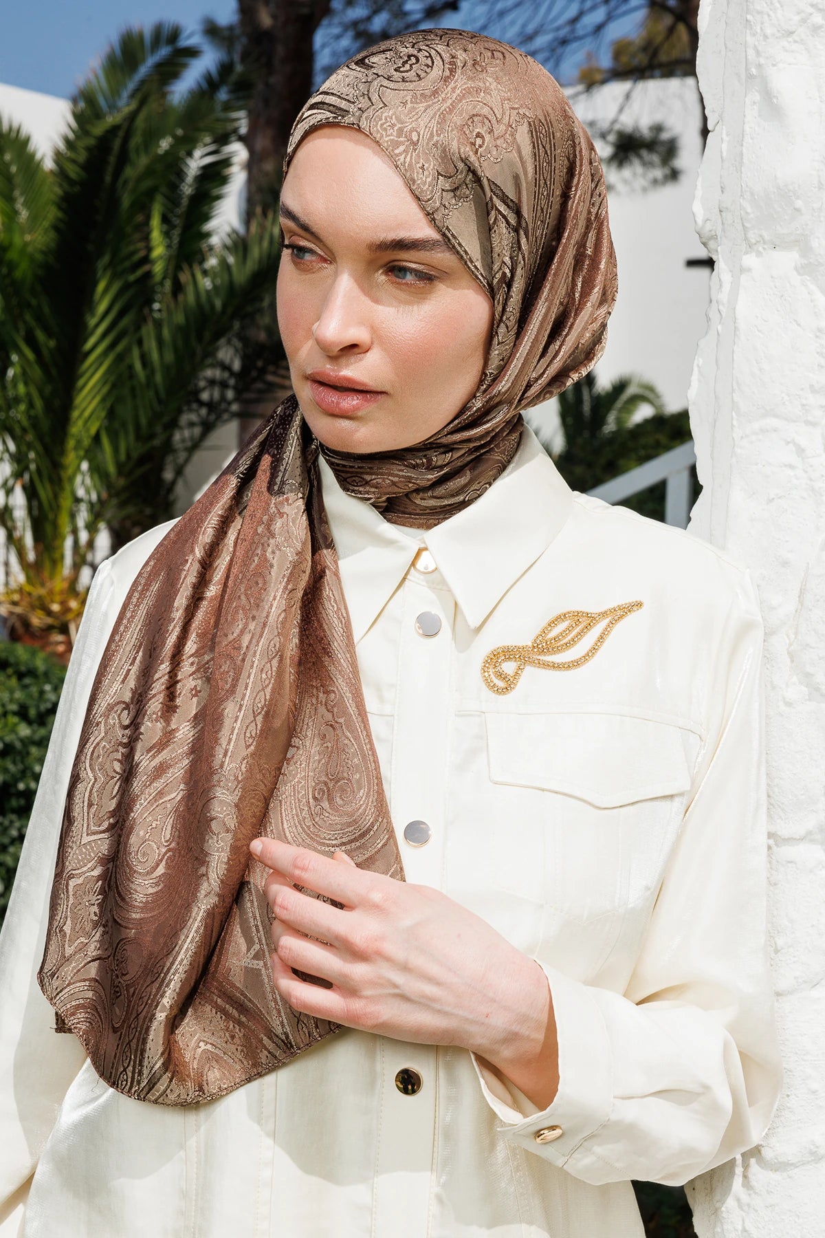 Liva Desen Shine Line Şal