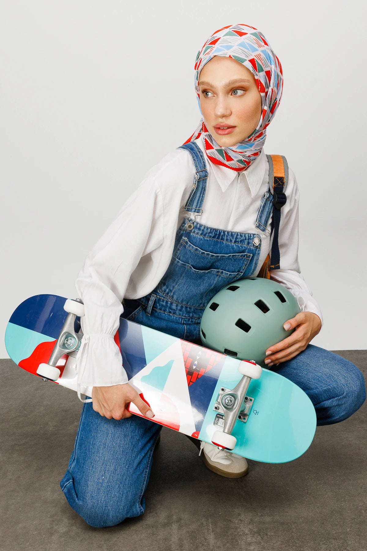 Prizma Desen Pilise Eşarp