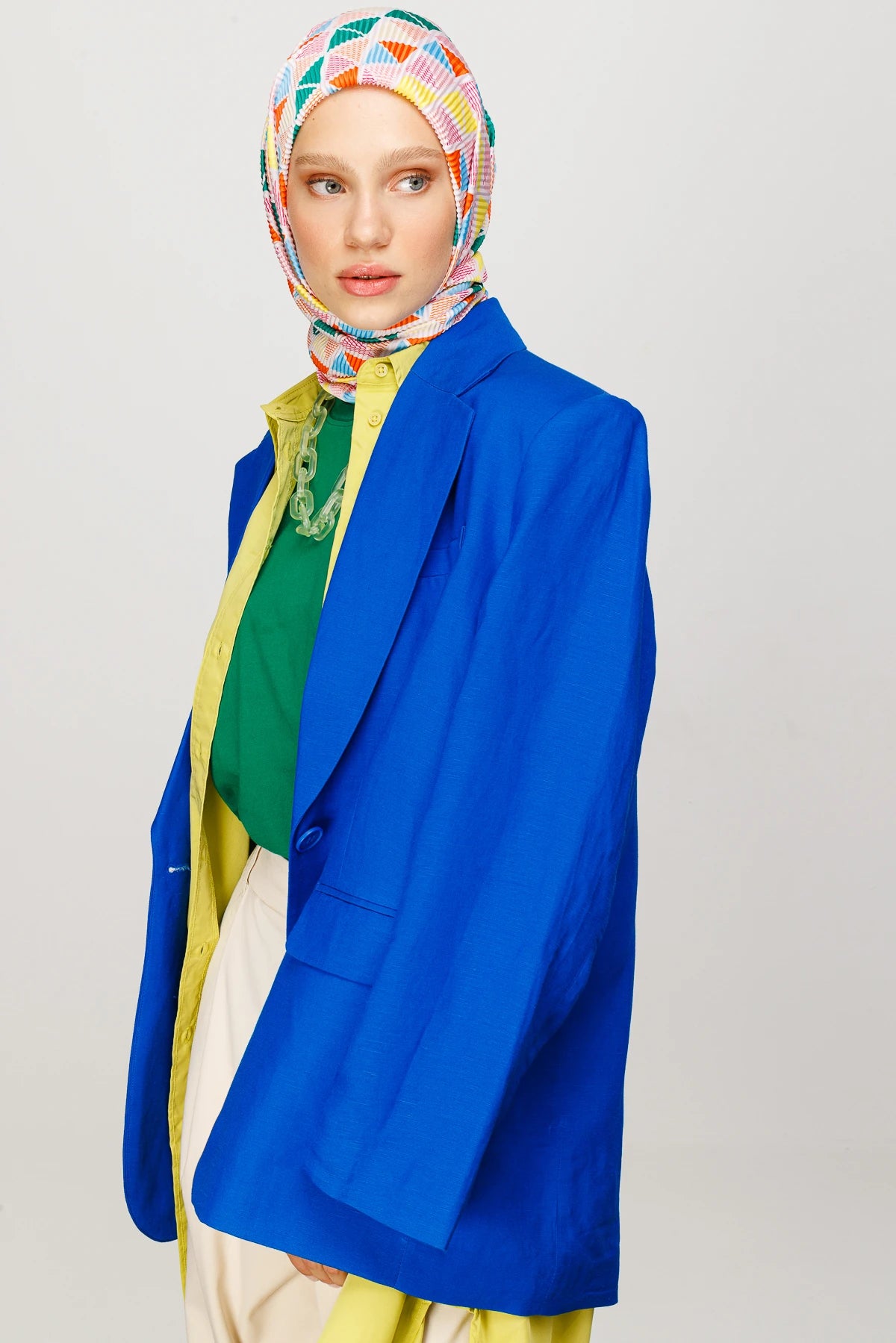 Prizma Desen Pilise Eşarp