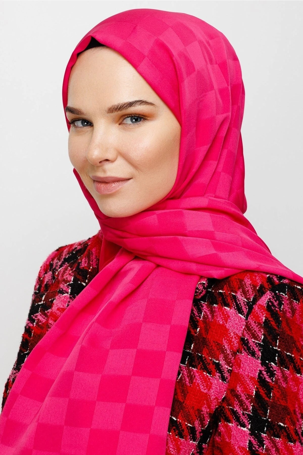 Dama Desen İpeksi Jakar Şal