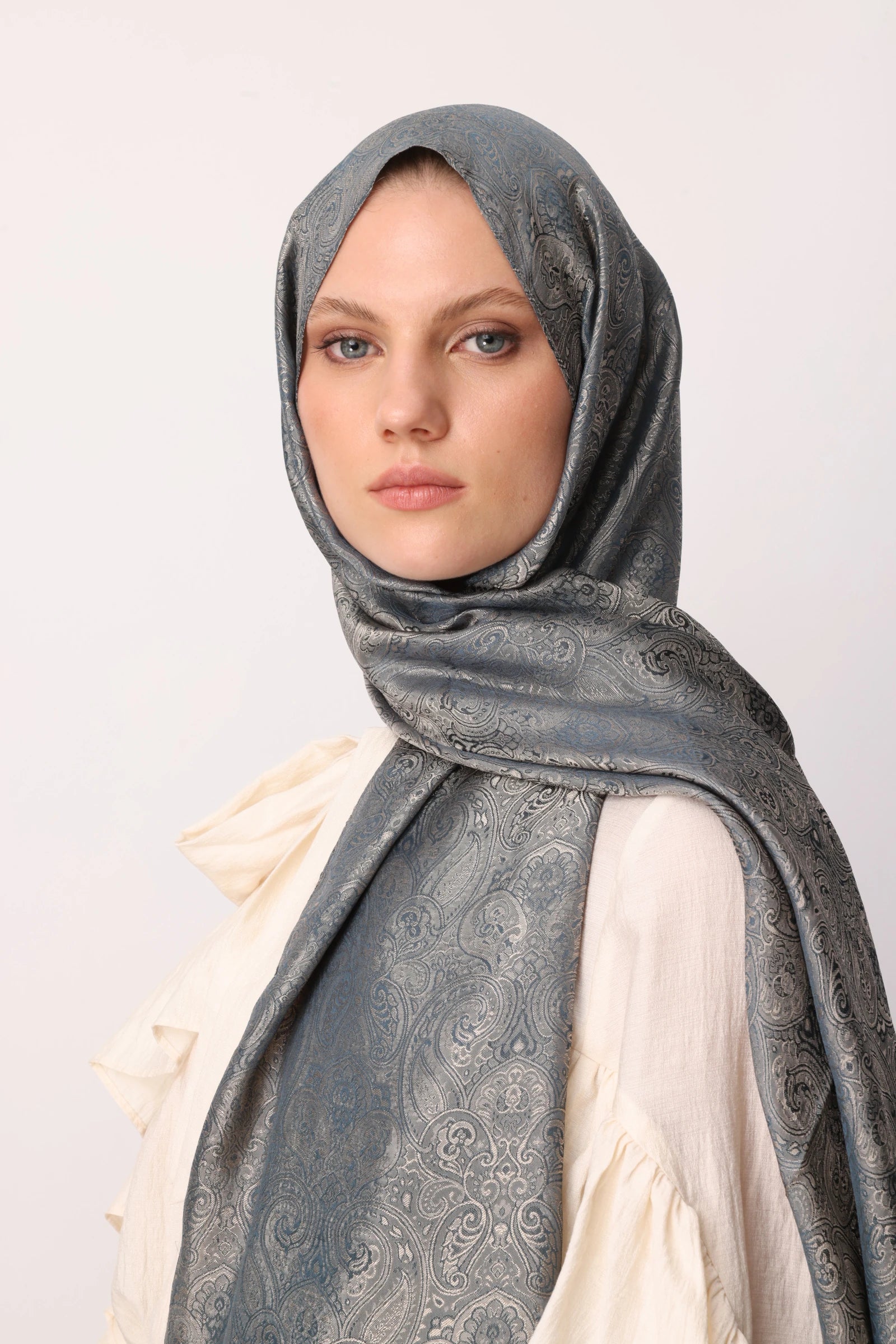 Moren Desen Shine Line Şal