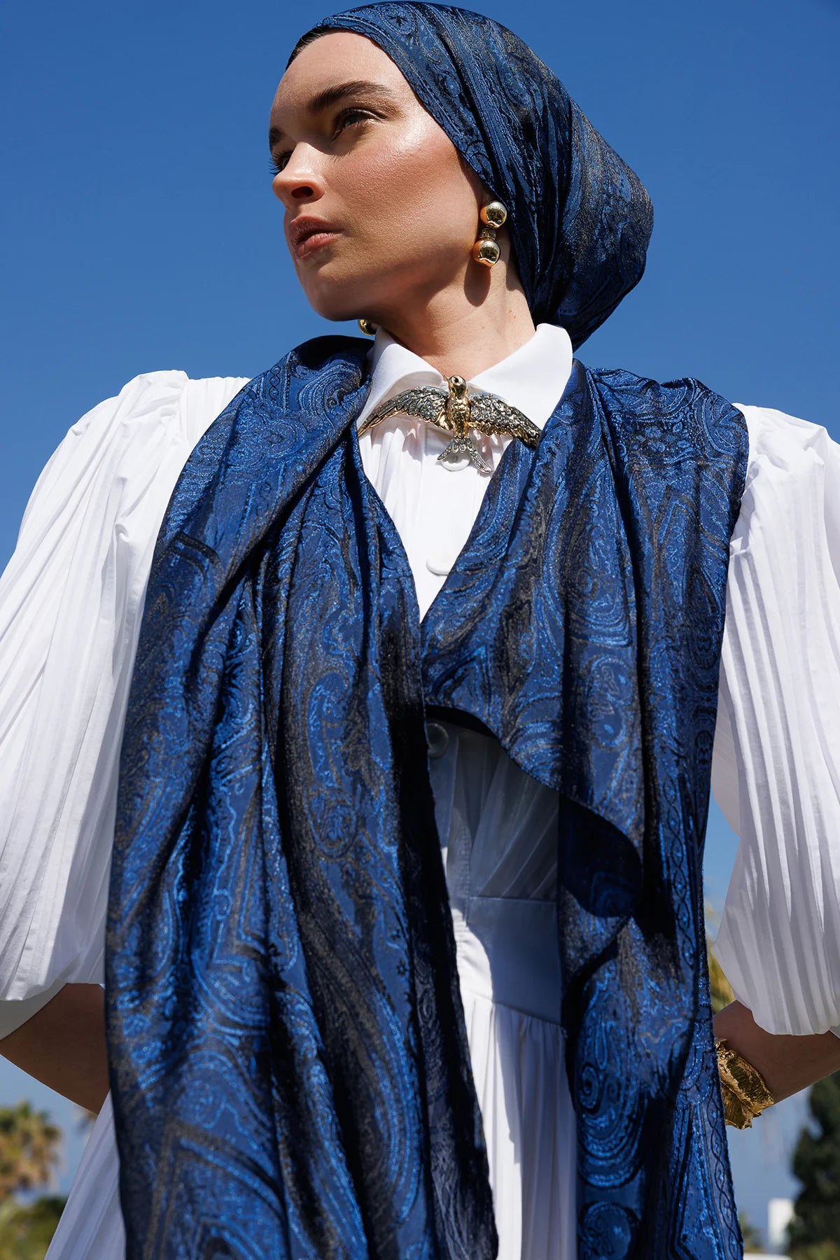 Liva Desen Shine Line Şal