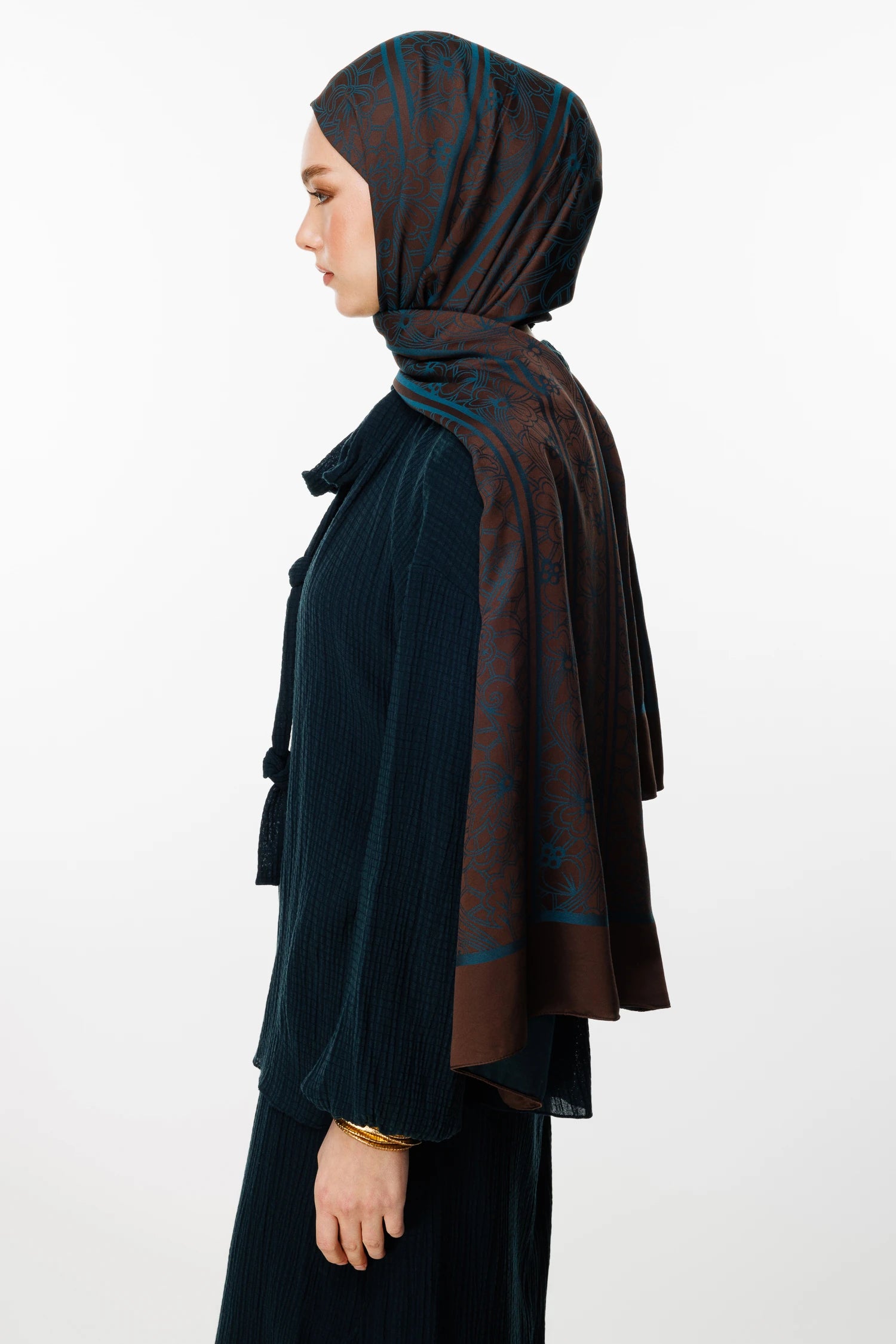 Lavin Desen Çift Taraflı Şal