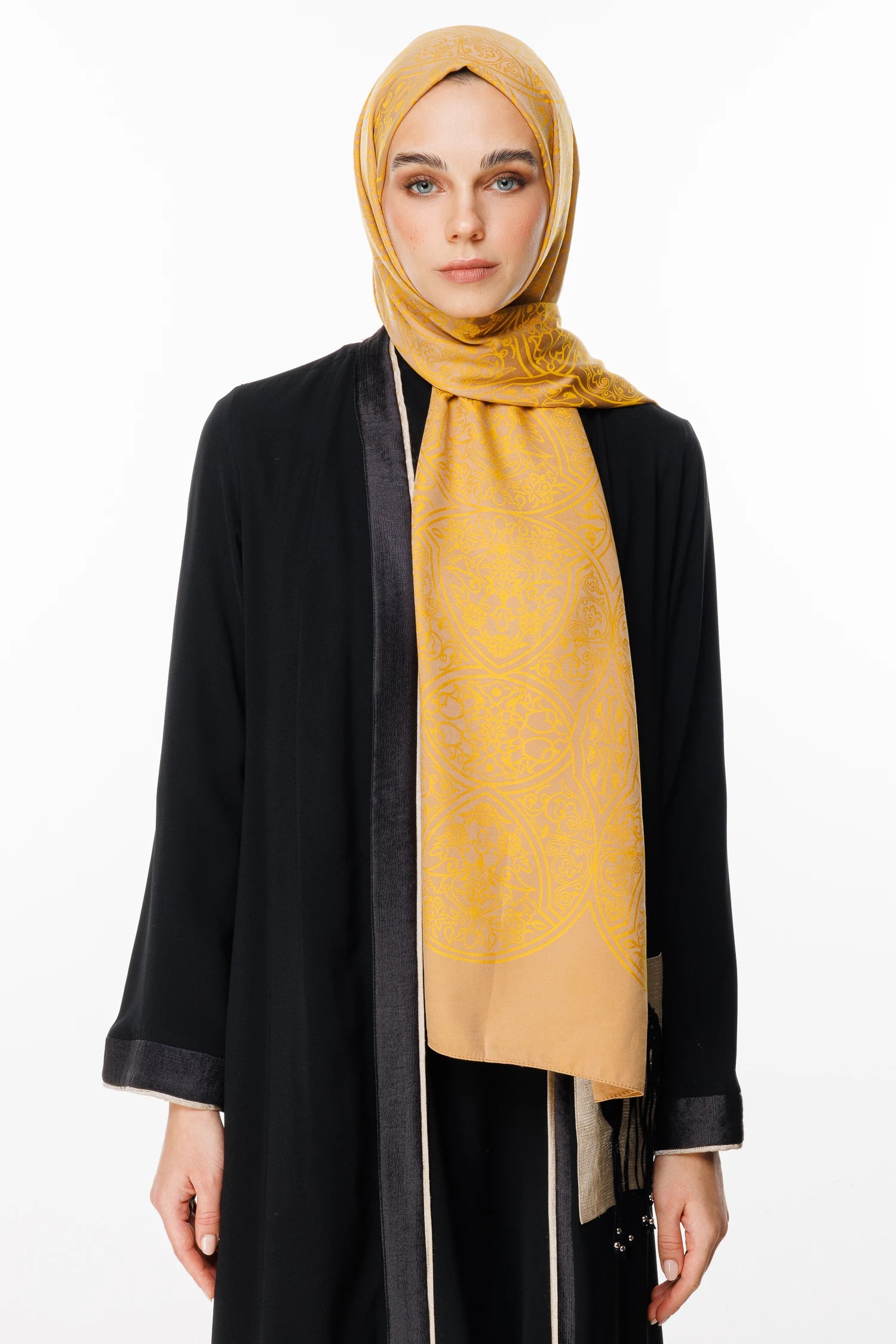 Morocco Desen Çift Taraflı Şal