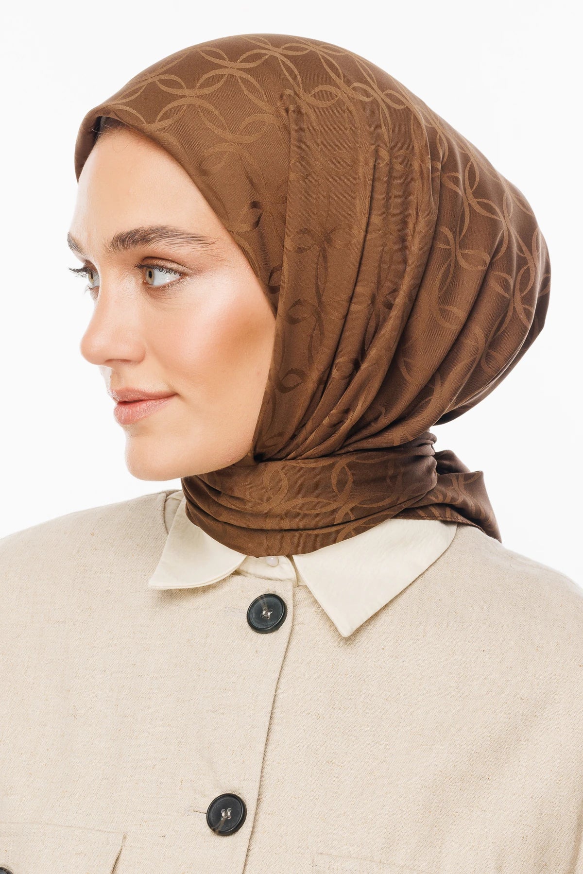 London Desen İpeksi Jakar Eşarp