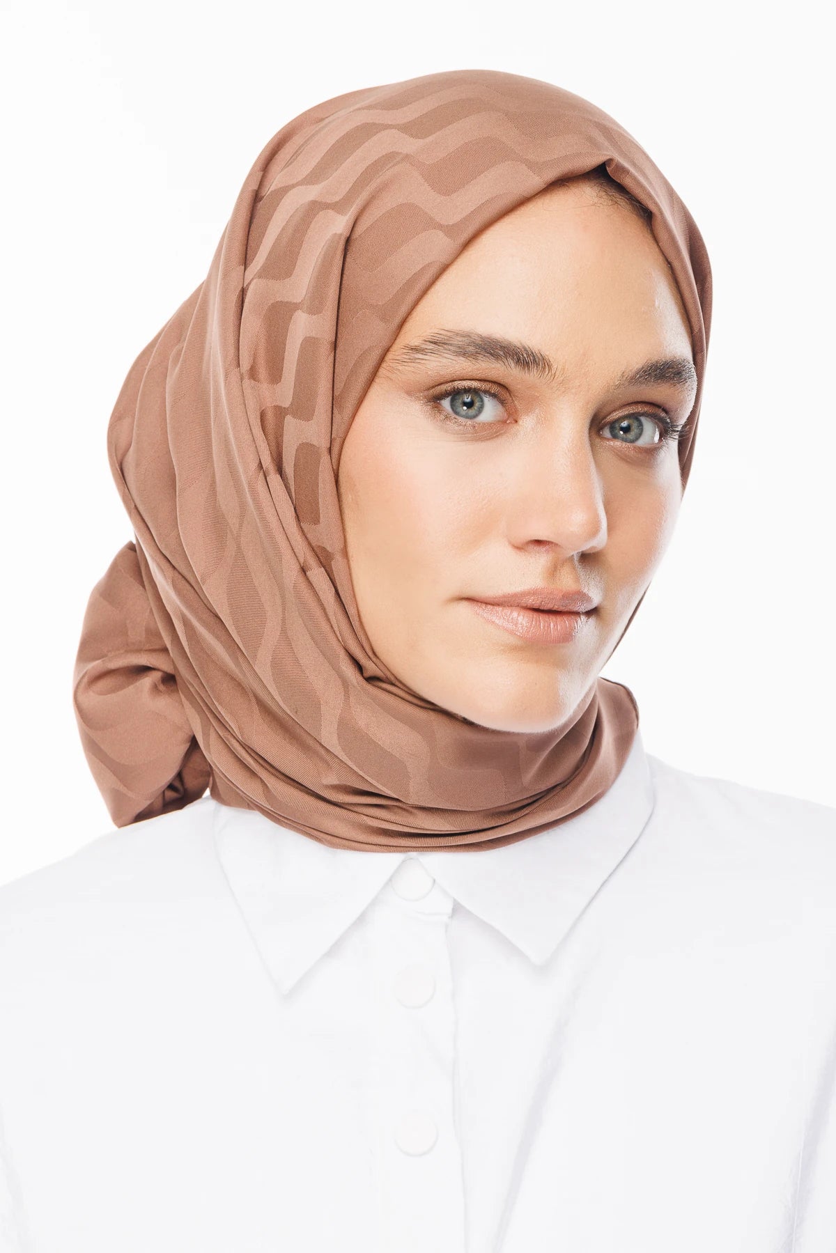 Dalga Desen İpeksi Jakar Şal