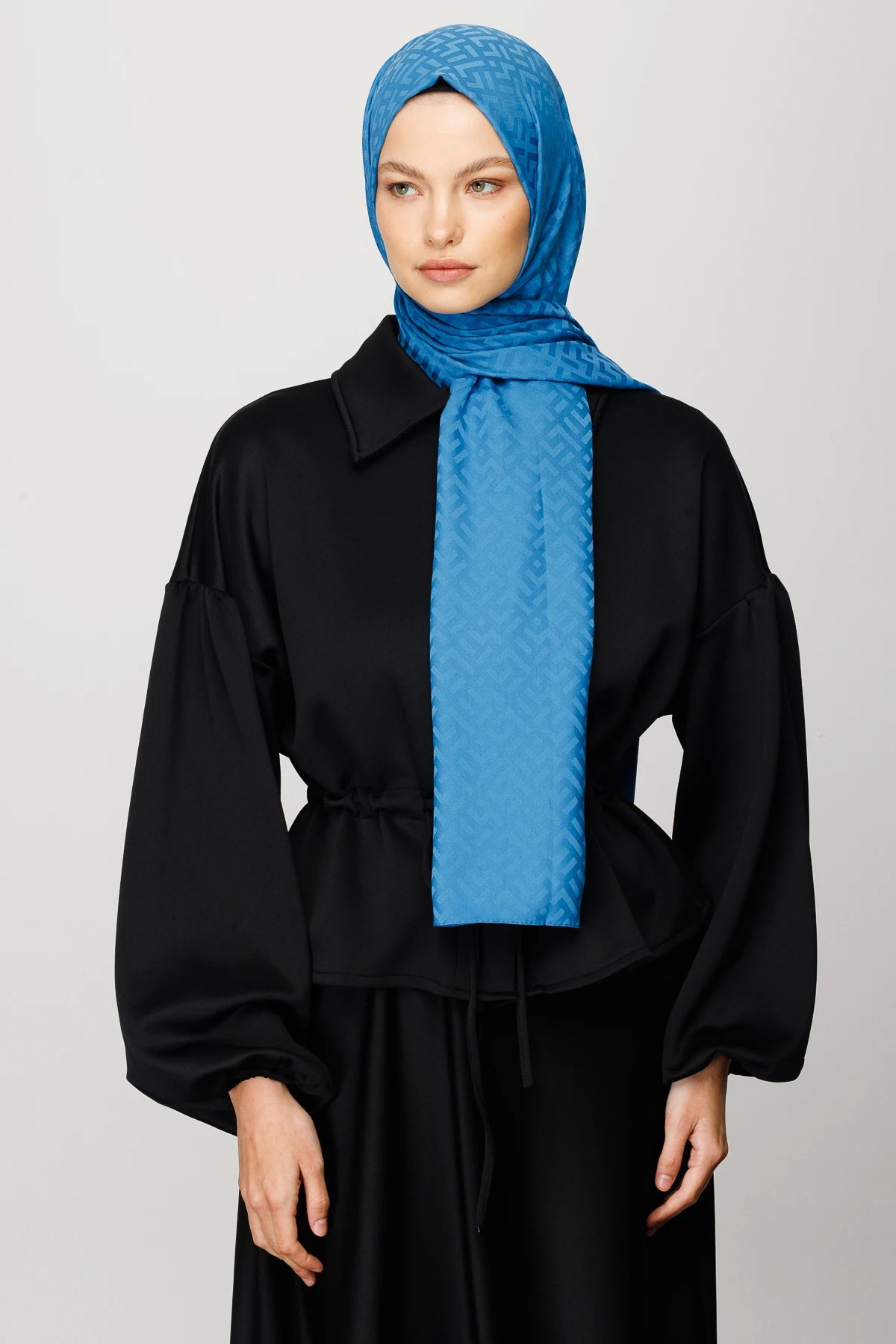 Z Desen İpeksi Jakar Şal