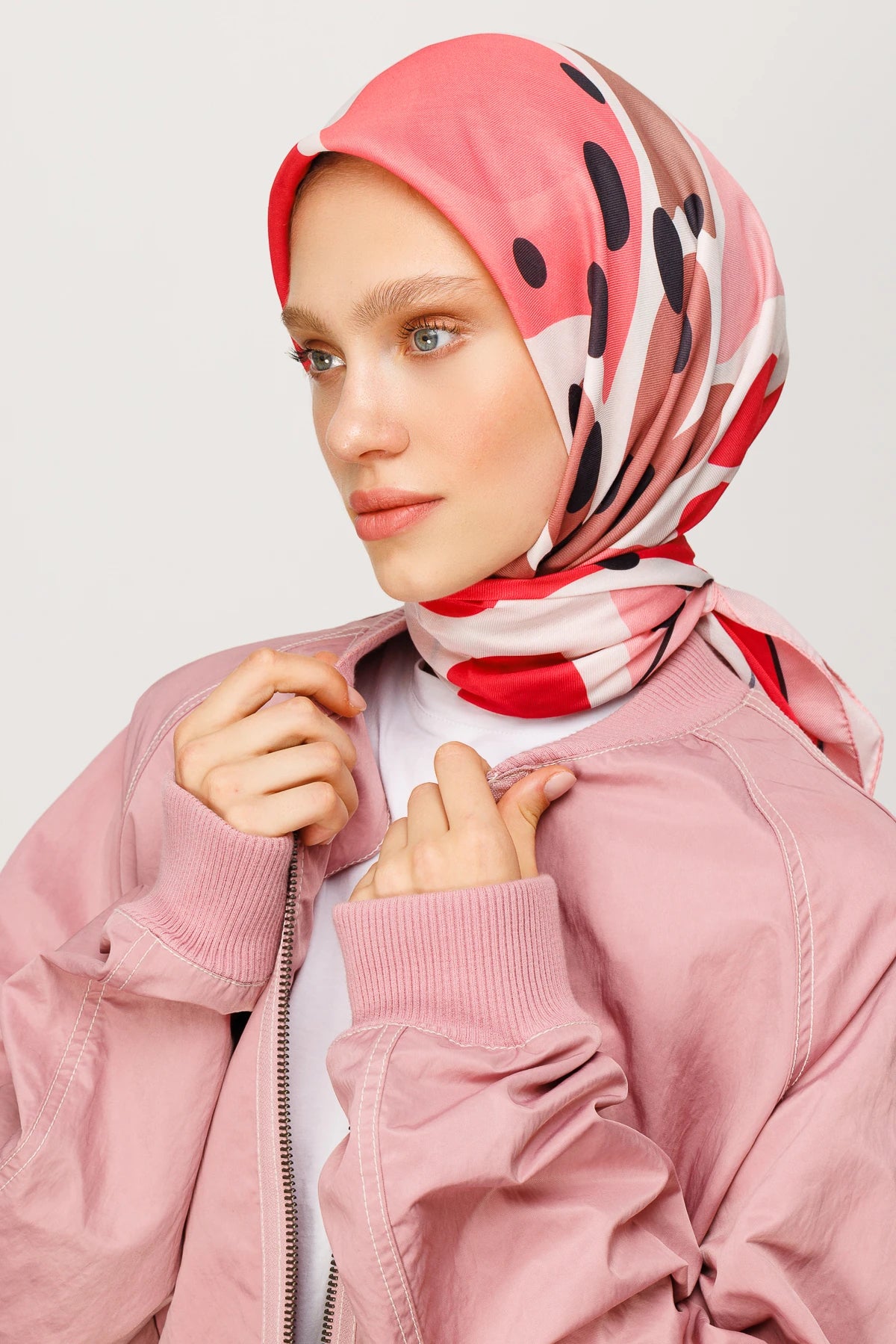 Bloom Desen Dijital Soft Eşarp