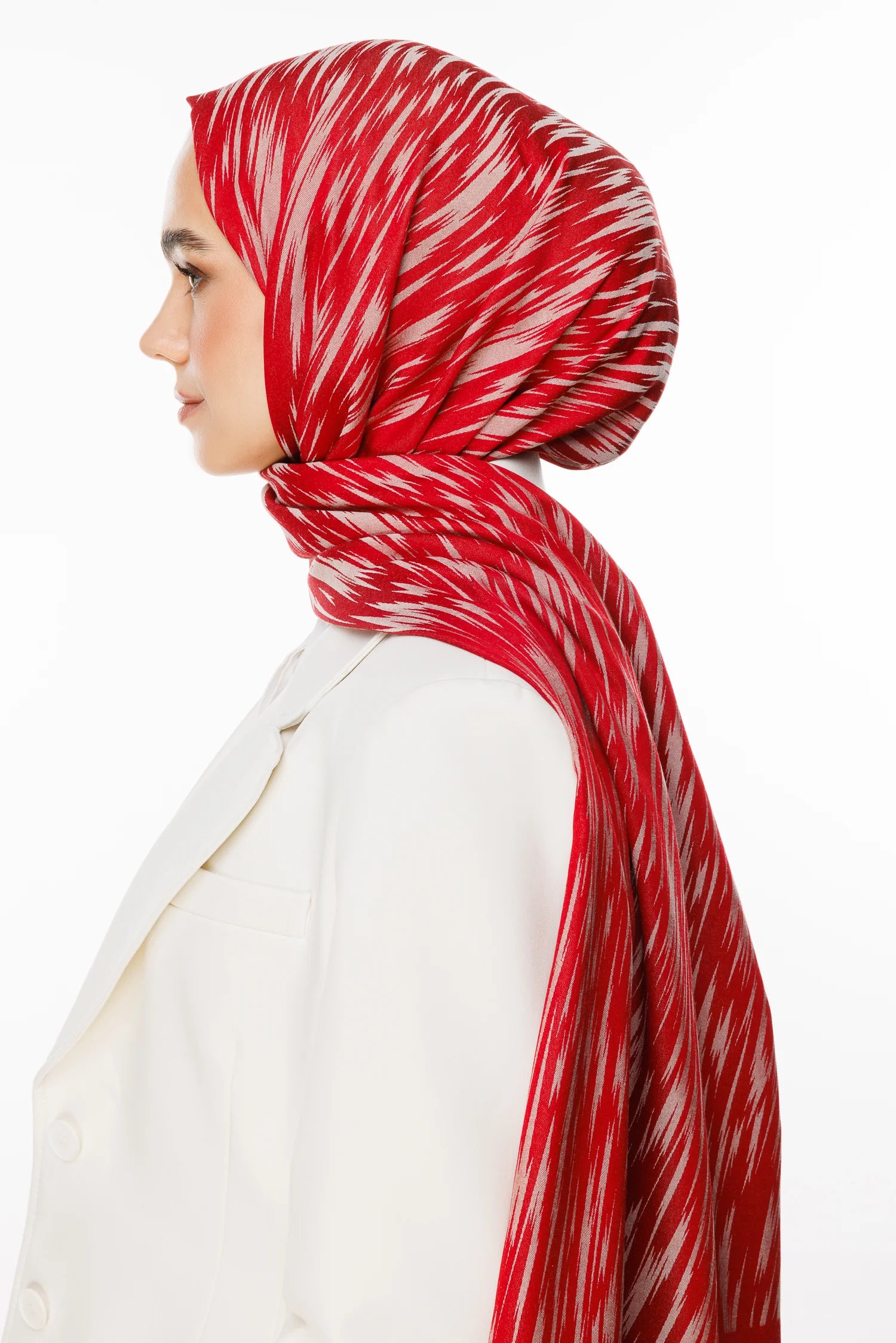 Selis Desen Çift Taraflı Şal