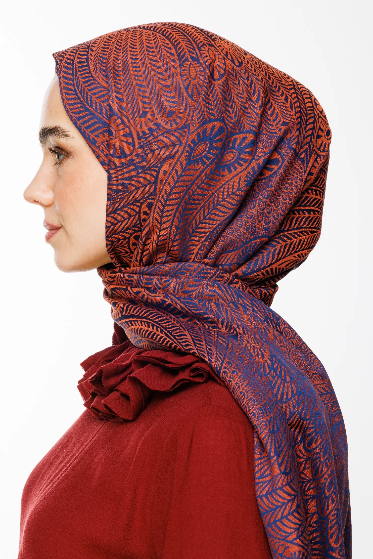 Mayra Desen Çift Taraflı Şal