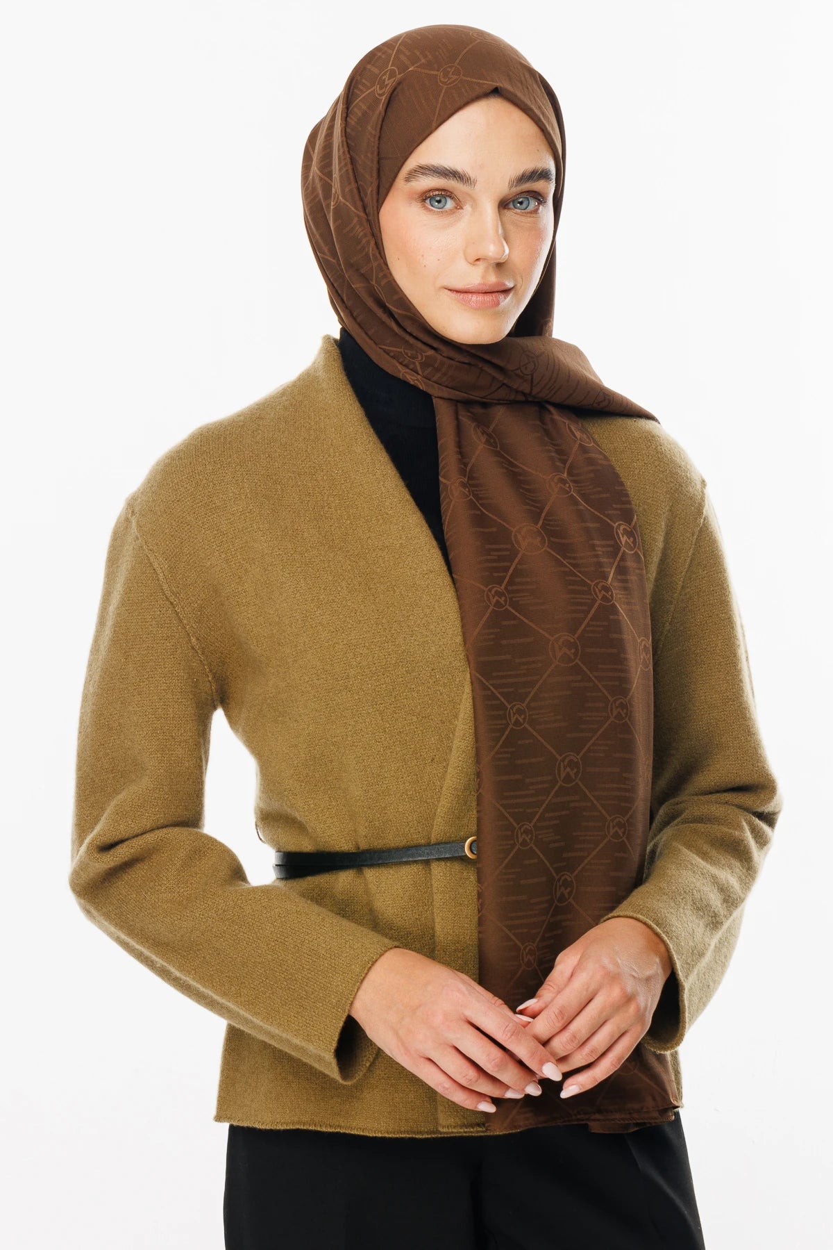 Moon Is Desen Jakar Şal