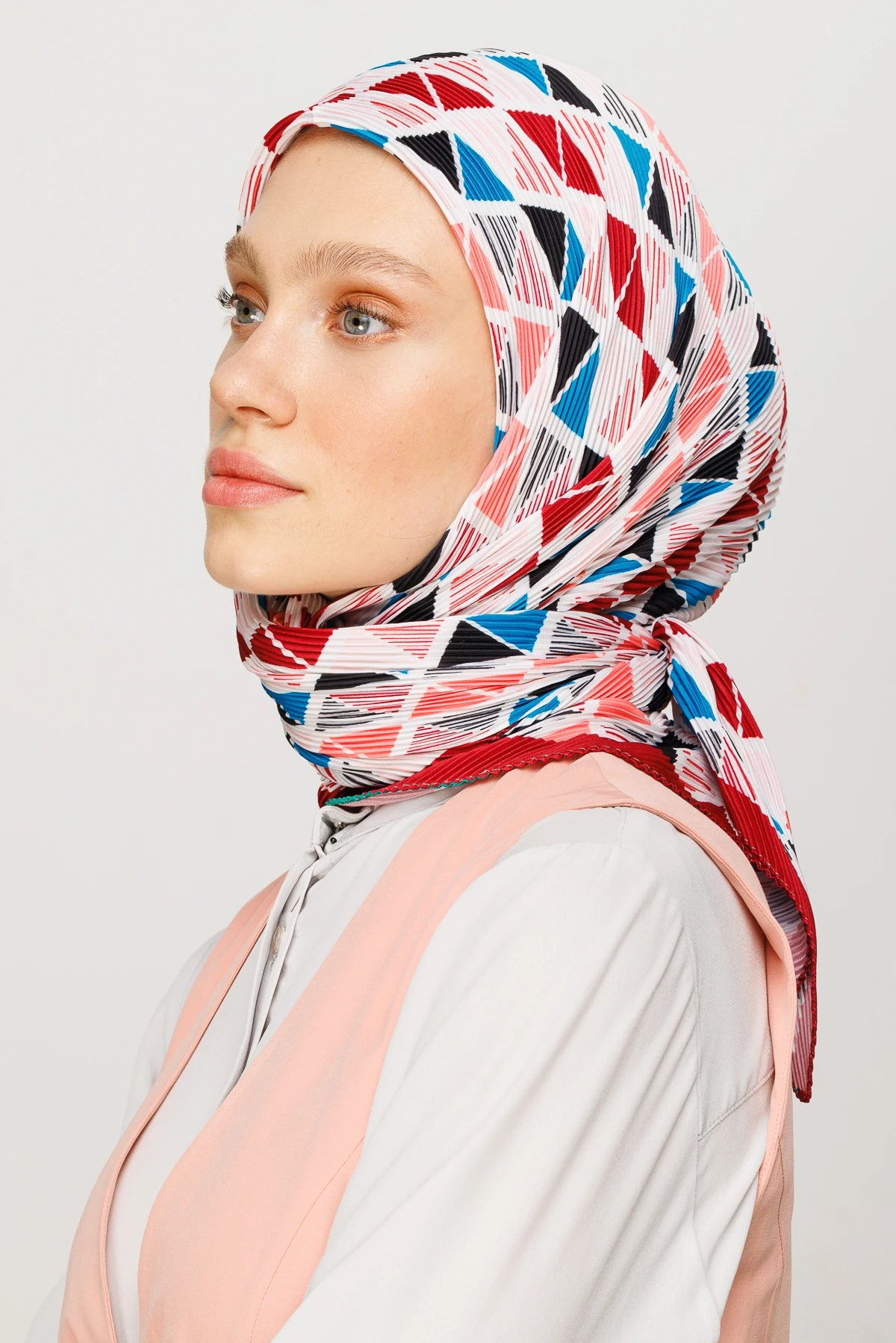 Prizma Desen Pilise Eşarp