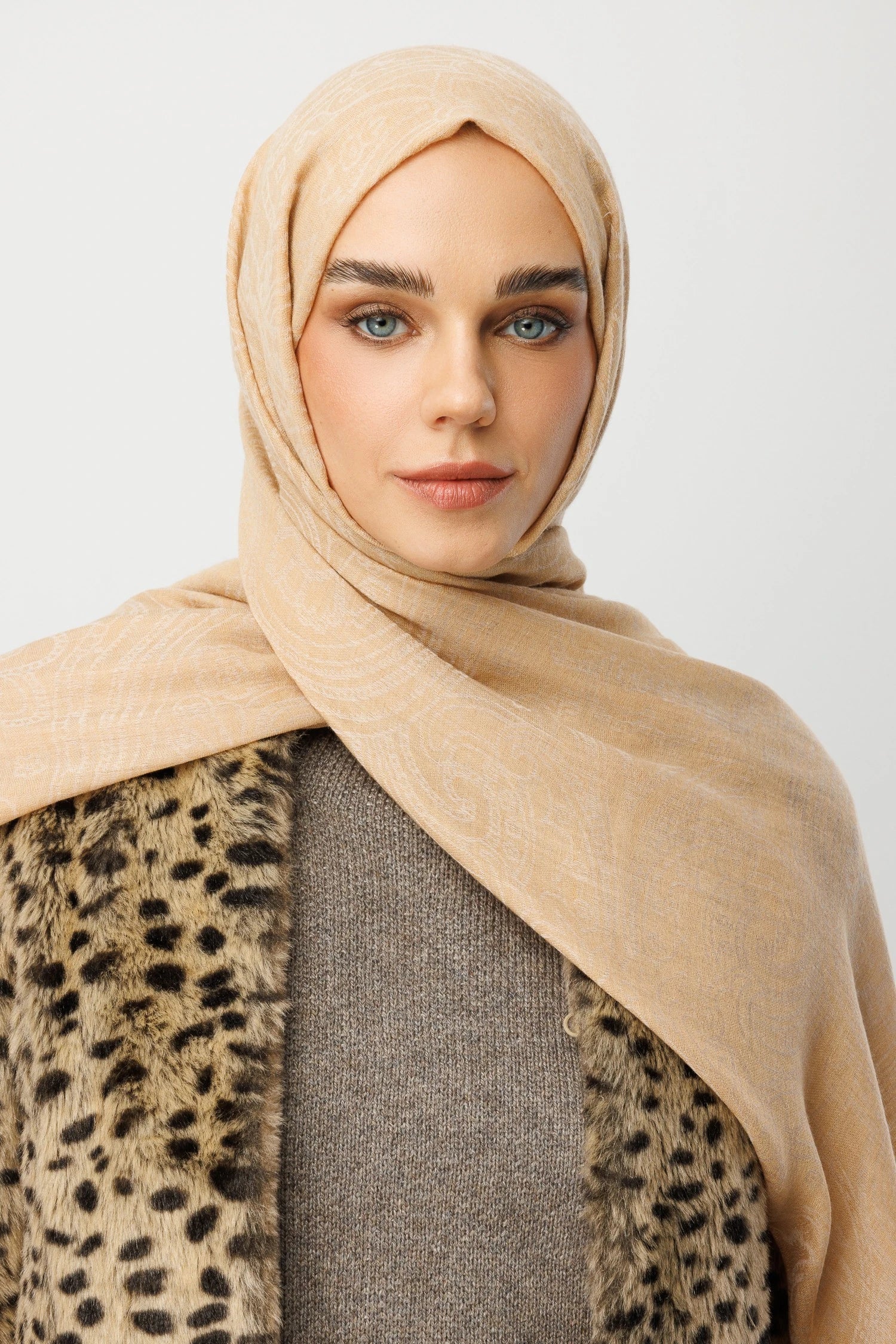 Rumi Desen Yün Kaşmir Şal