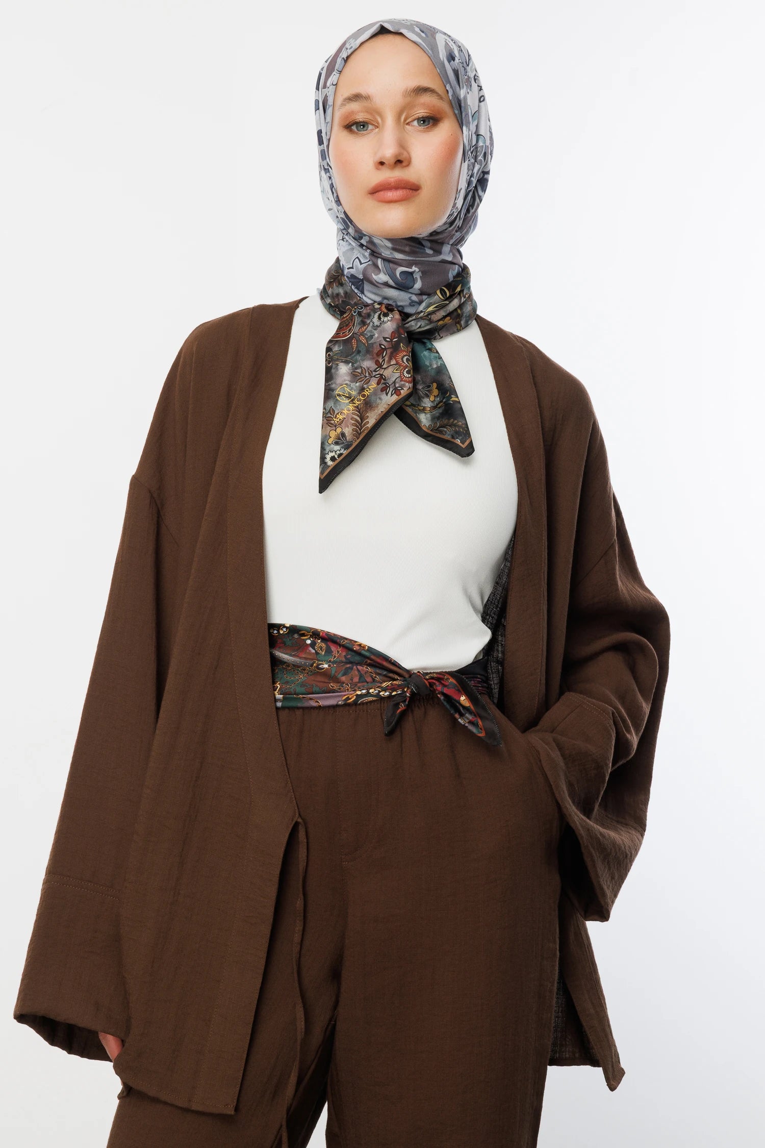 Solhar Desen Pamuk Şal