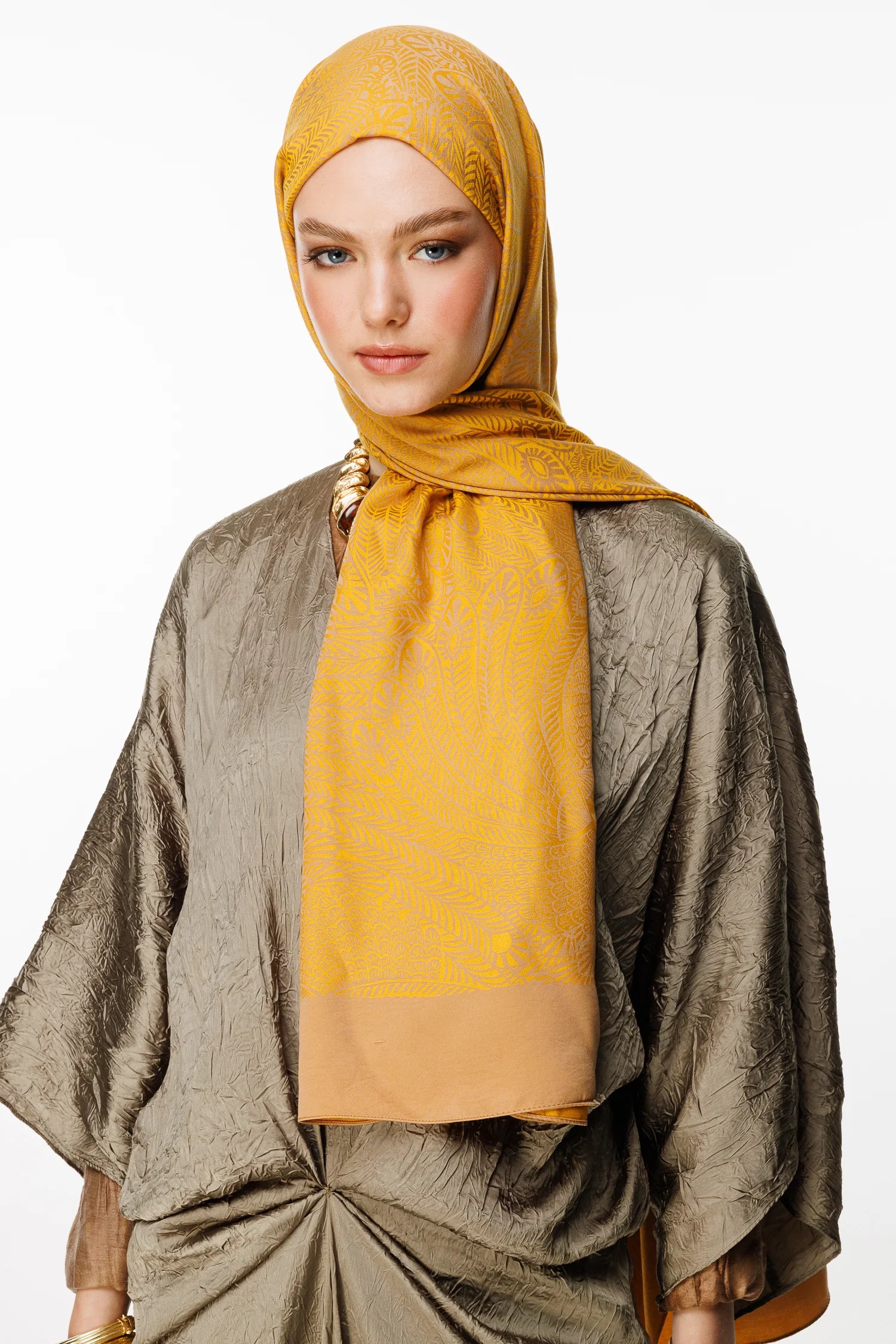 Mayra Desen Çift Taraflı Şal