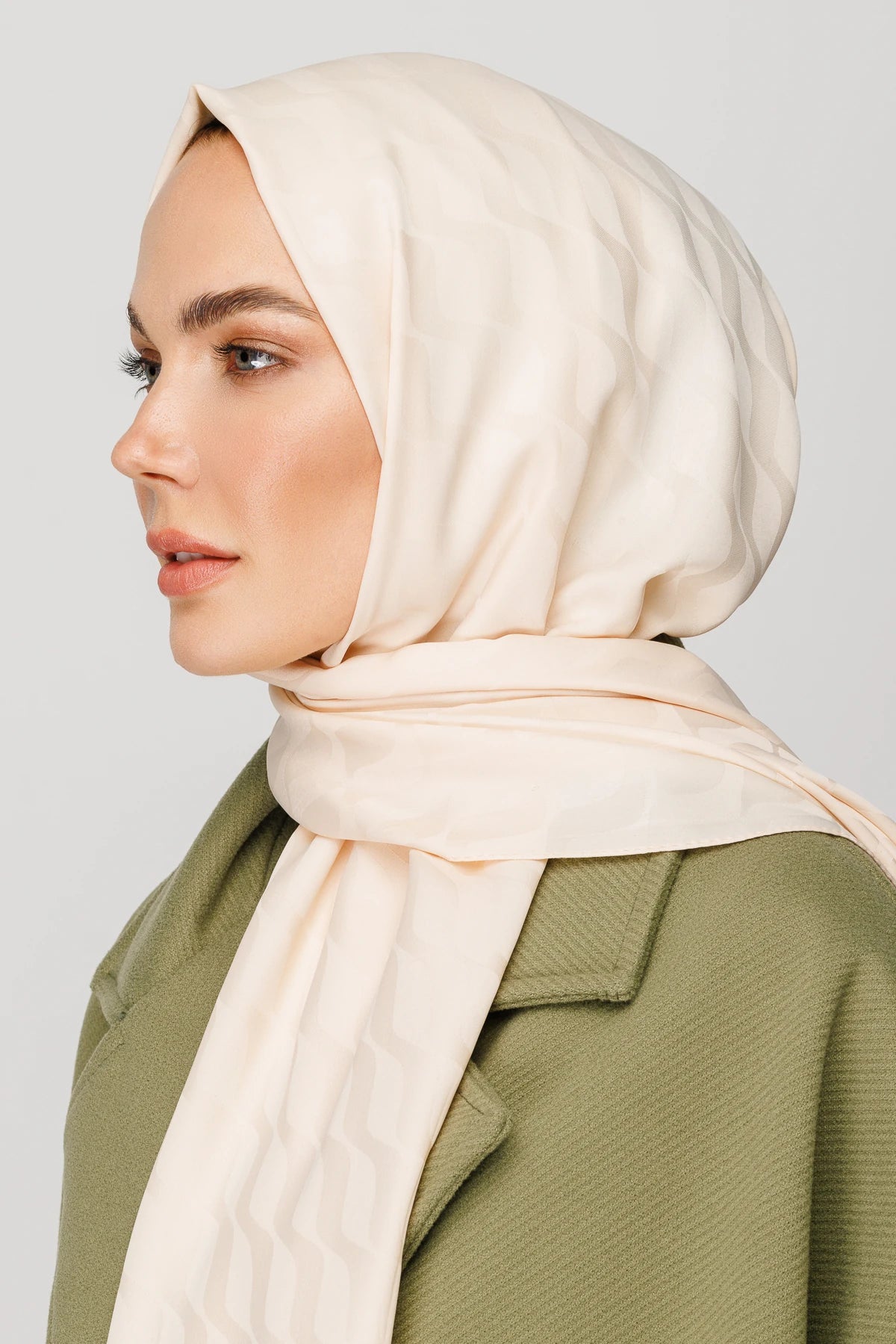 Dalga Desen İpeksi Jakar Şal