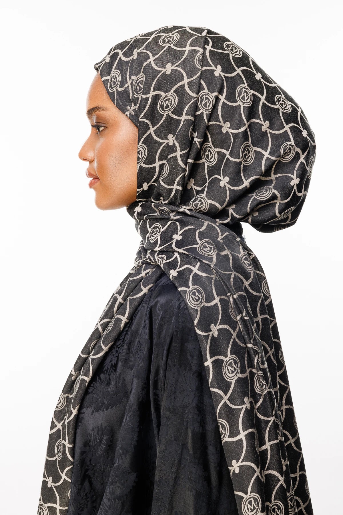 Marrakech Desen Çift Taraflı Şal