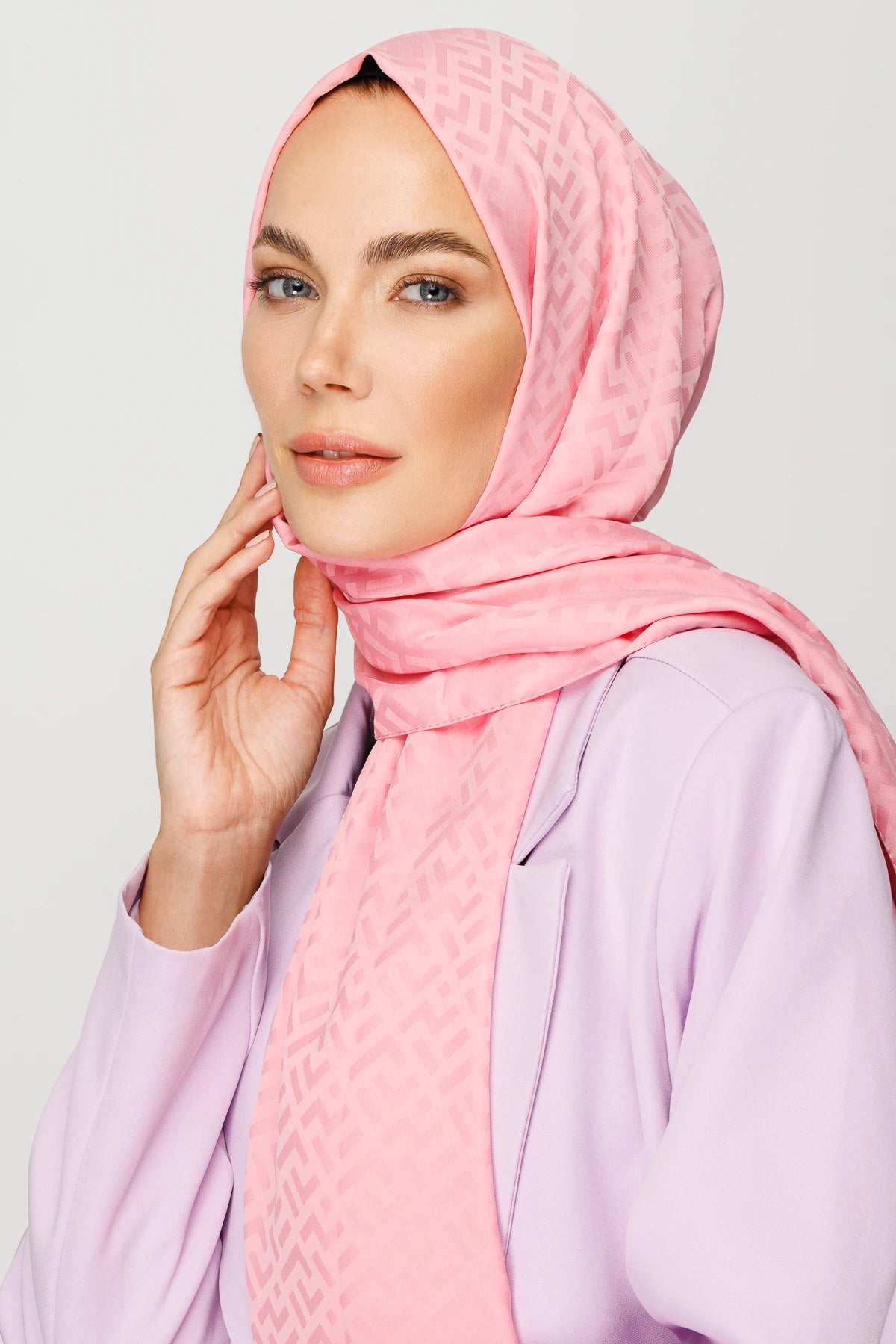 Z Desen İpeksi Jakar Şal