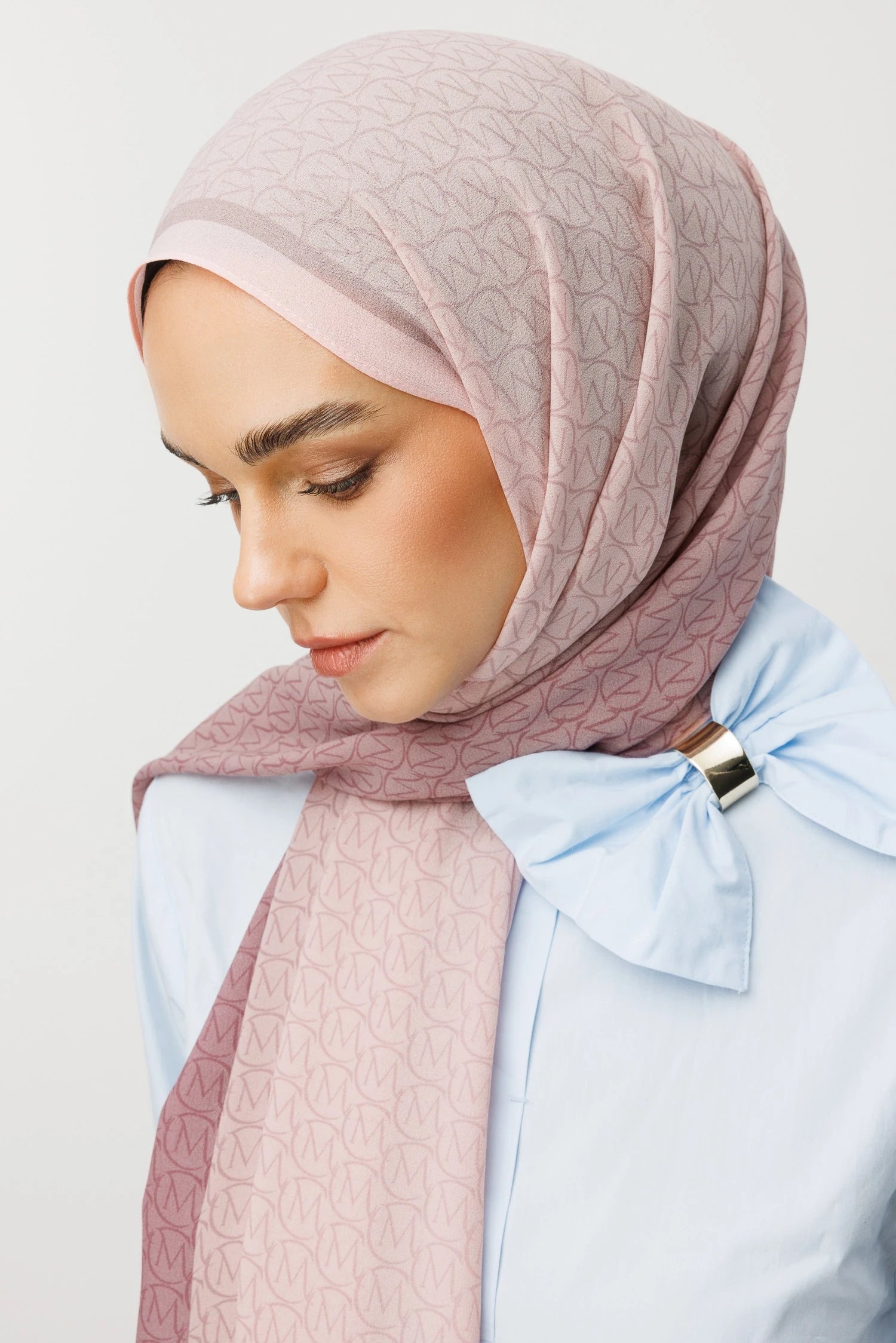 Monogram Hebei İpek Şal