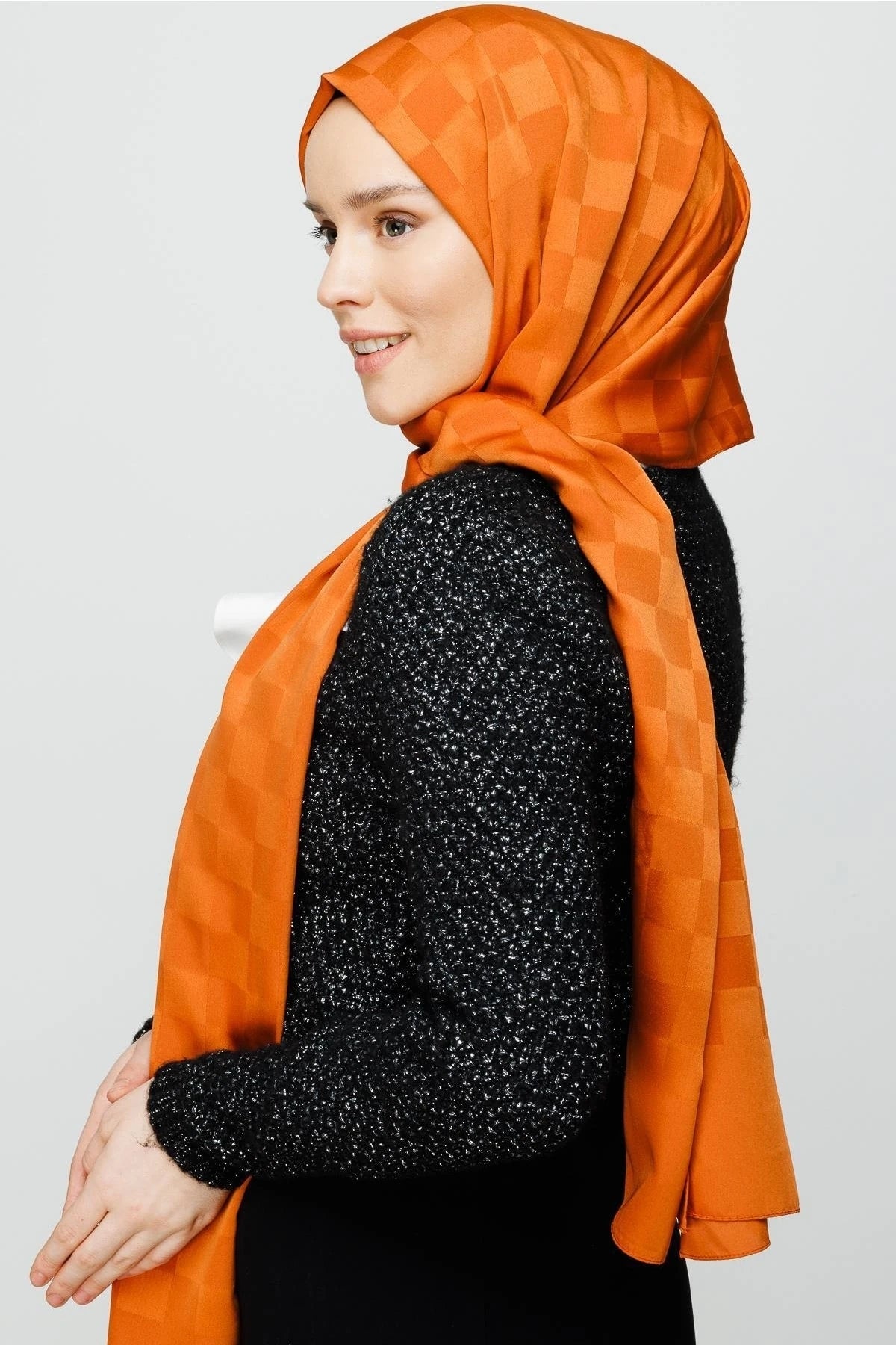 Dama Desen İpeksi Jakar Şal