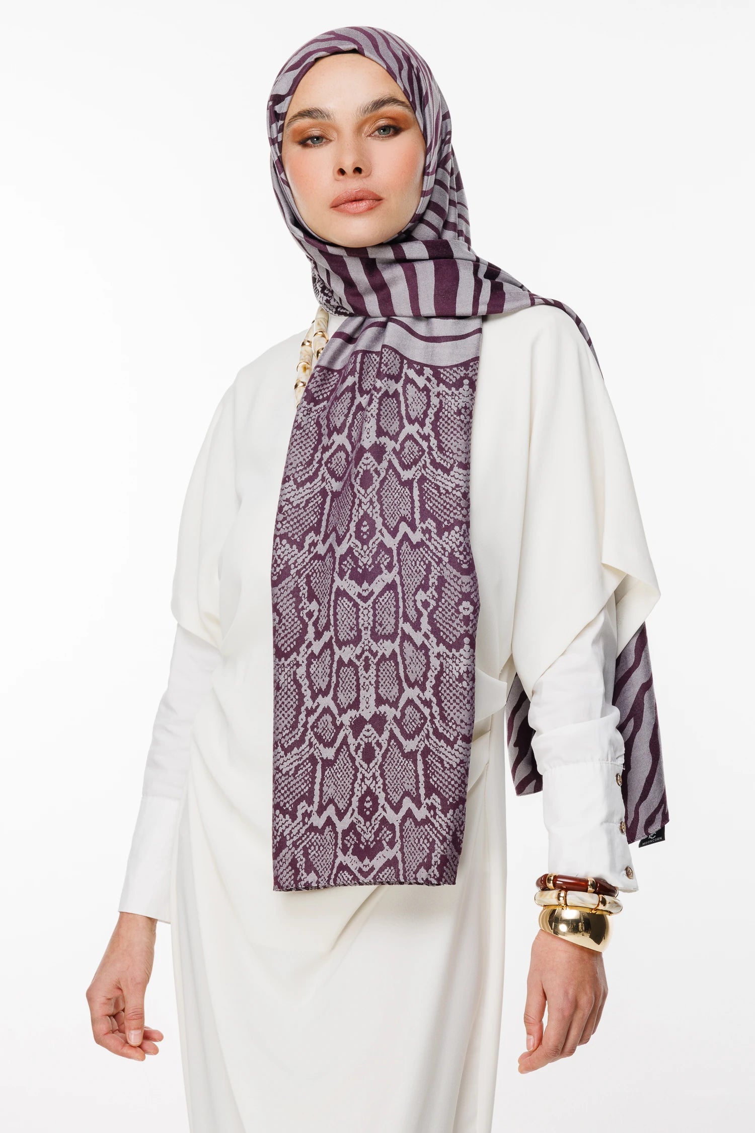 Riad Desen Çift Taraflı Şal