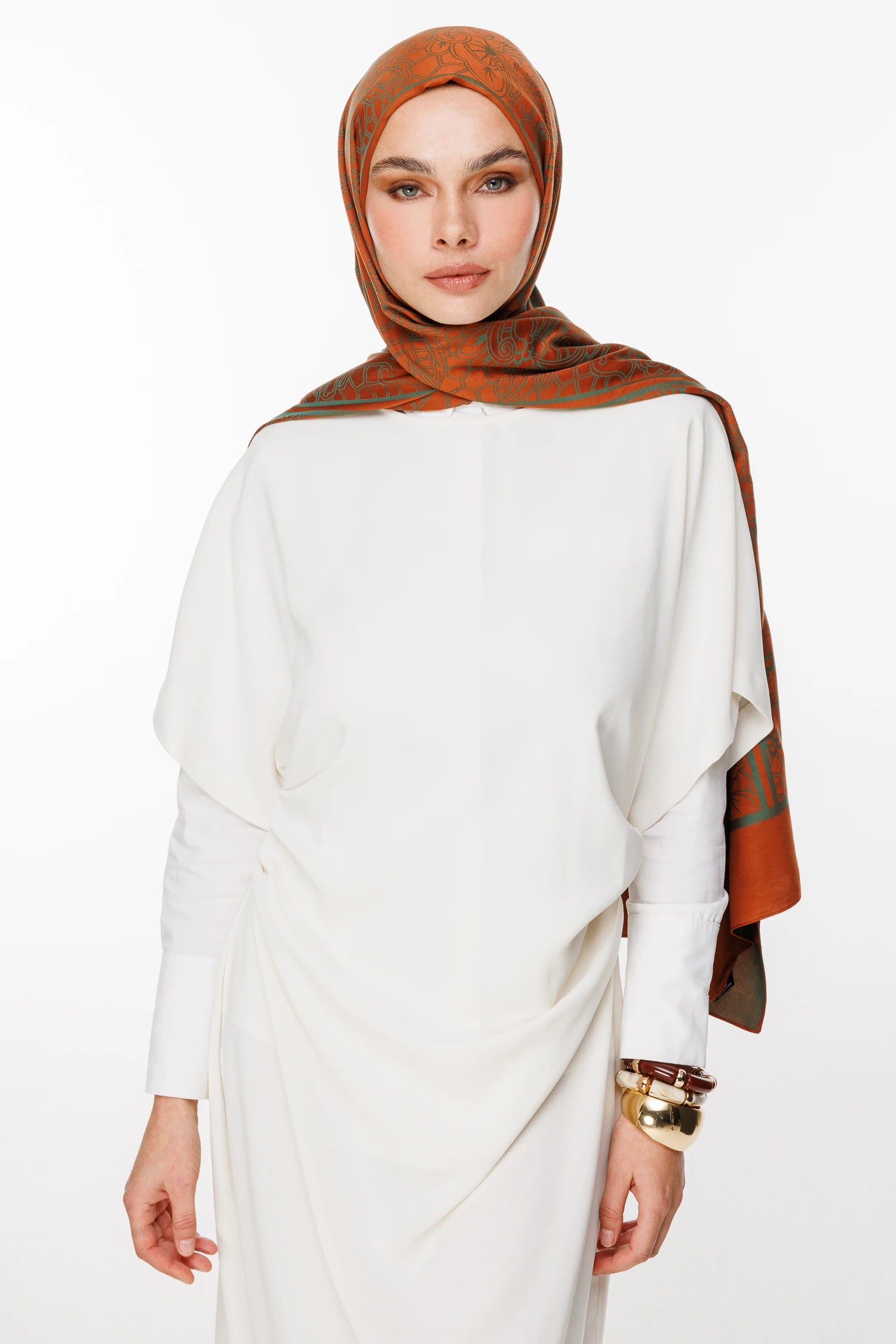 Lavin Desen Çift Taraflı Şal