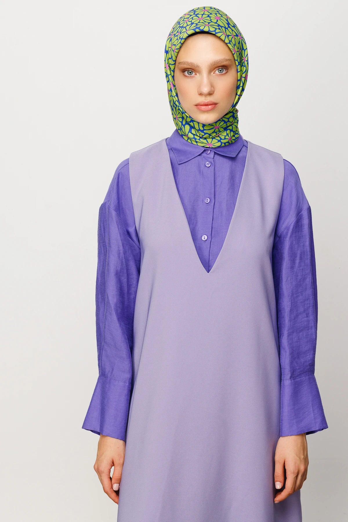 Clover Desen Dijital Soft Eşarp