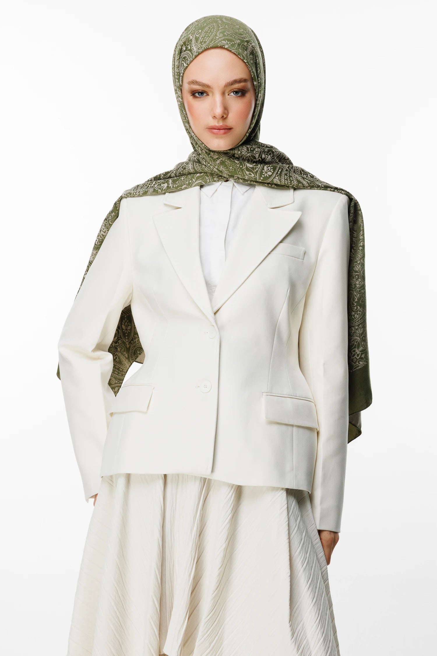 Velora Desen Çift Taraflı Şal